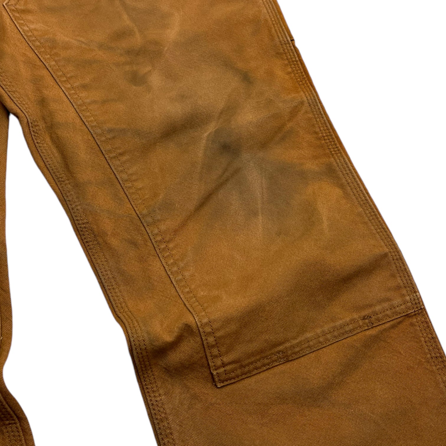 Carhartt Double Knee Work Pants Dark Tan