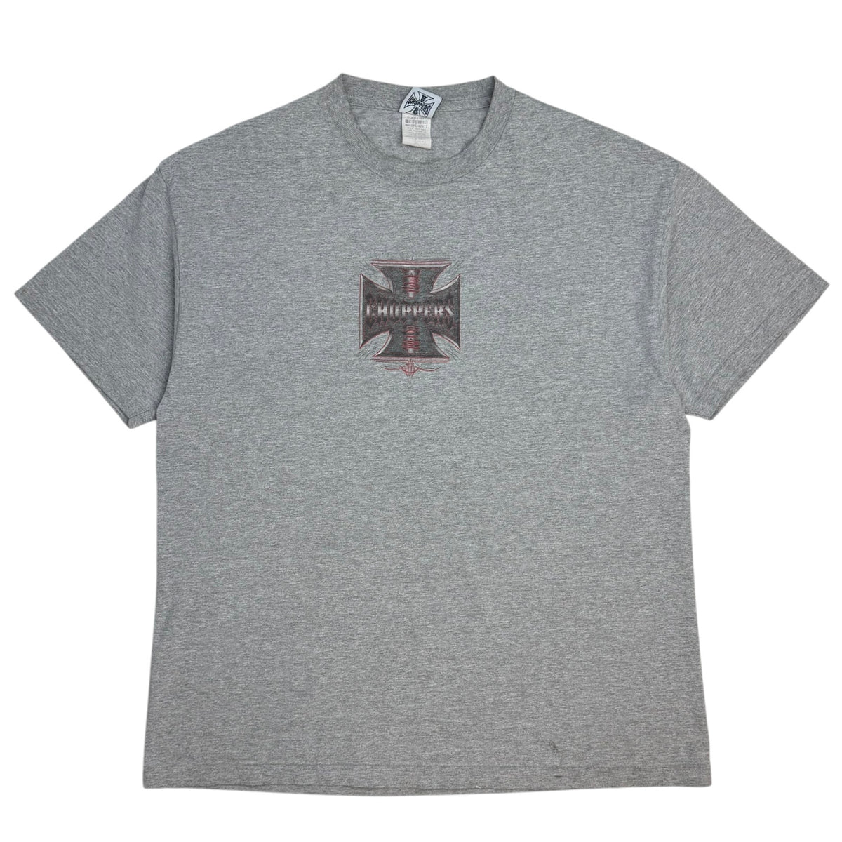 Vintage West Coast Choppers Long Beach Tee Grey