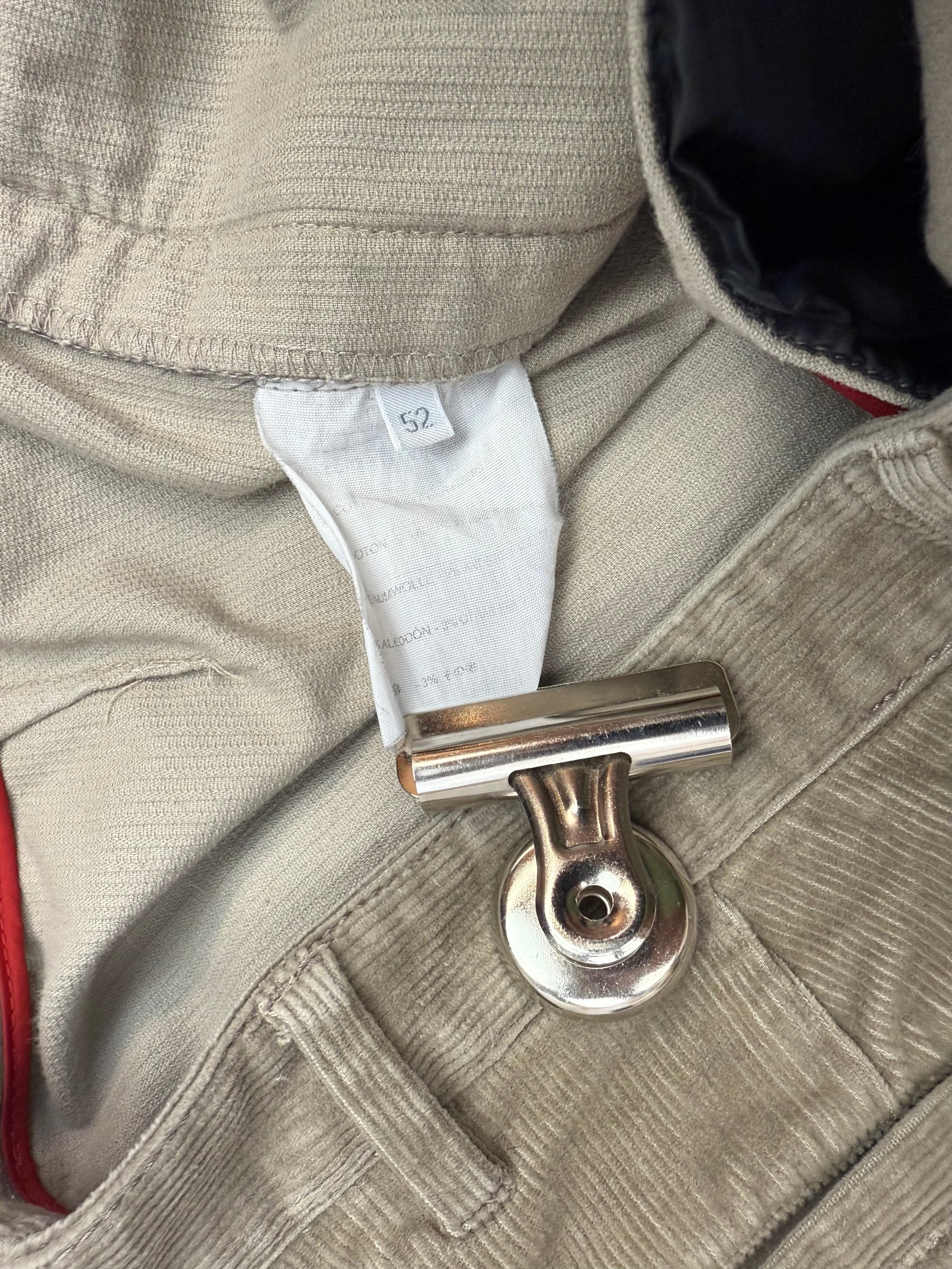 Prada Linea Rossa Corduroy Pants Beige