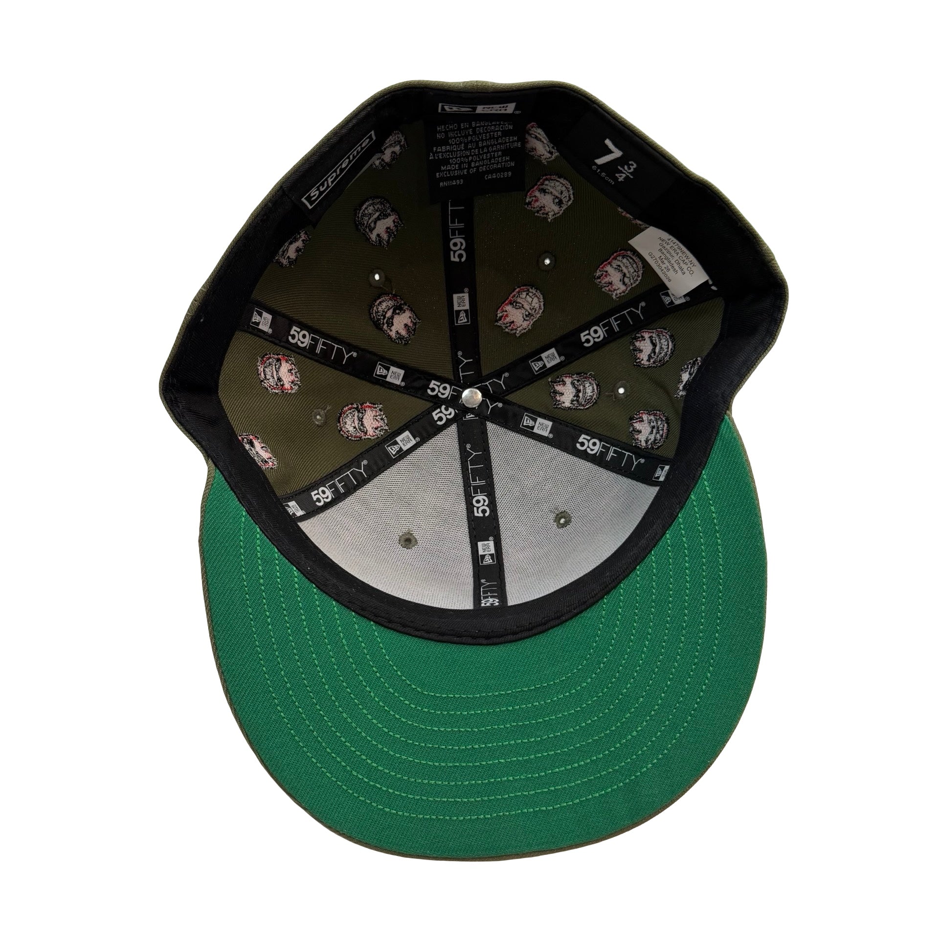 Supreme Spitfire New Era 59Fifty Fitted Cap Olive