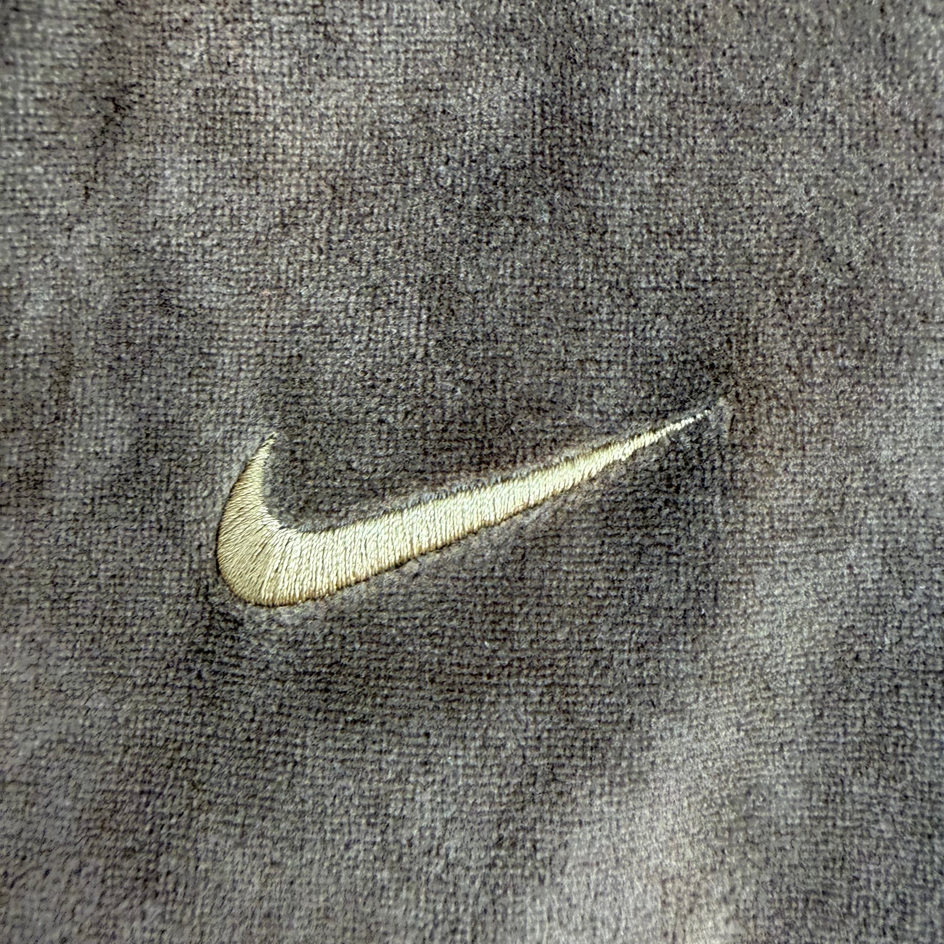 Vintage Nike Ronaldinho Velour Embroidered Track Jacket Brown