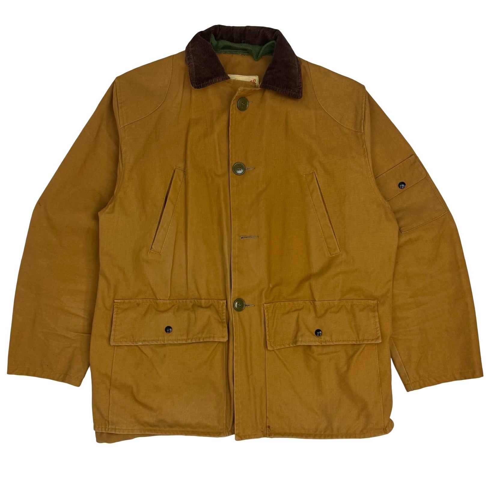 Vintage Woods Rough Rider Hunting Field Coat Brown
