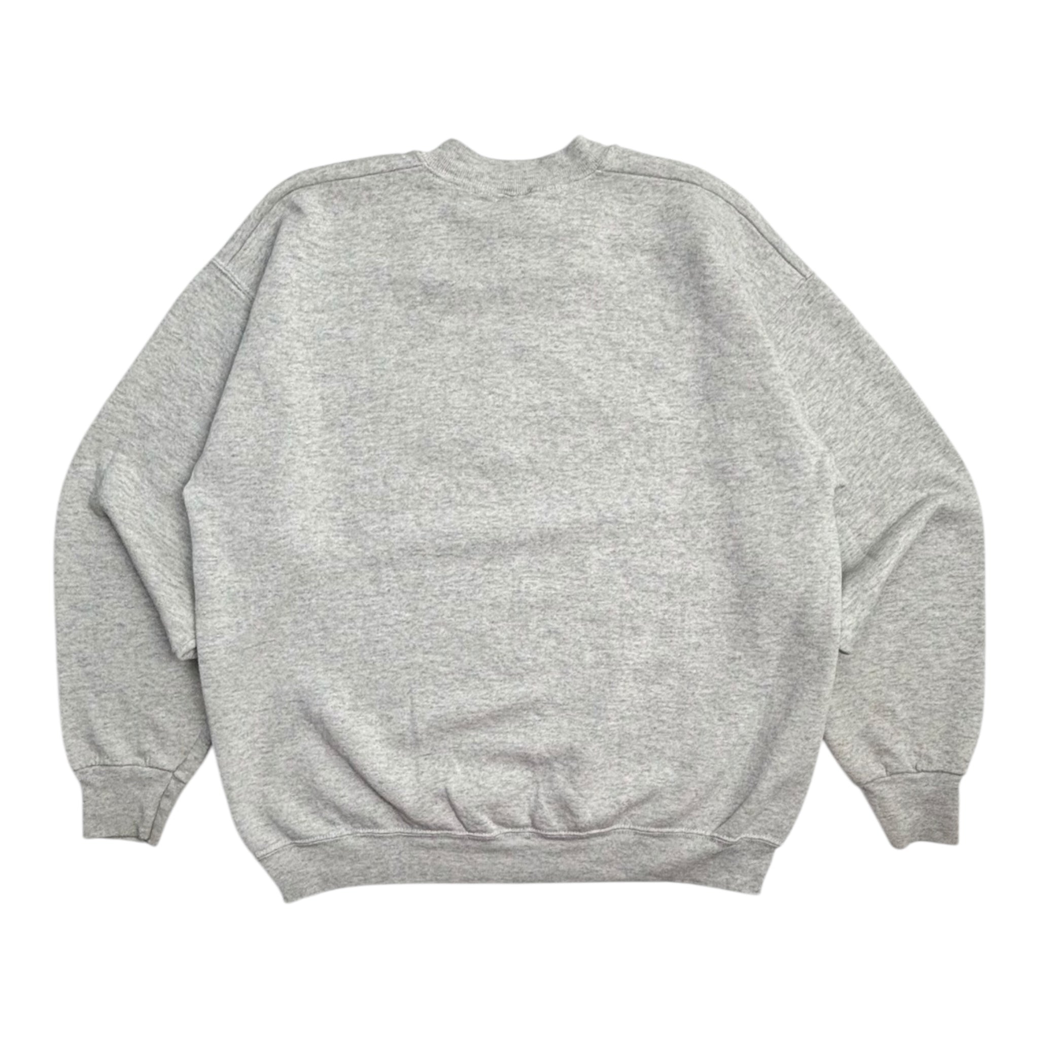 Vintage New York City Embroidered Crewneck Grey