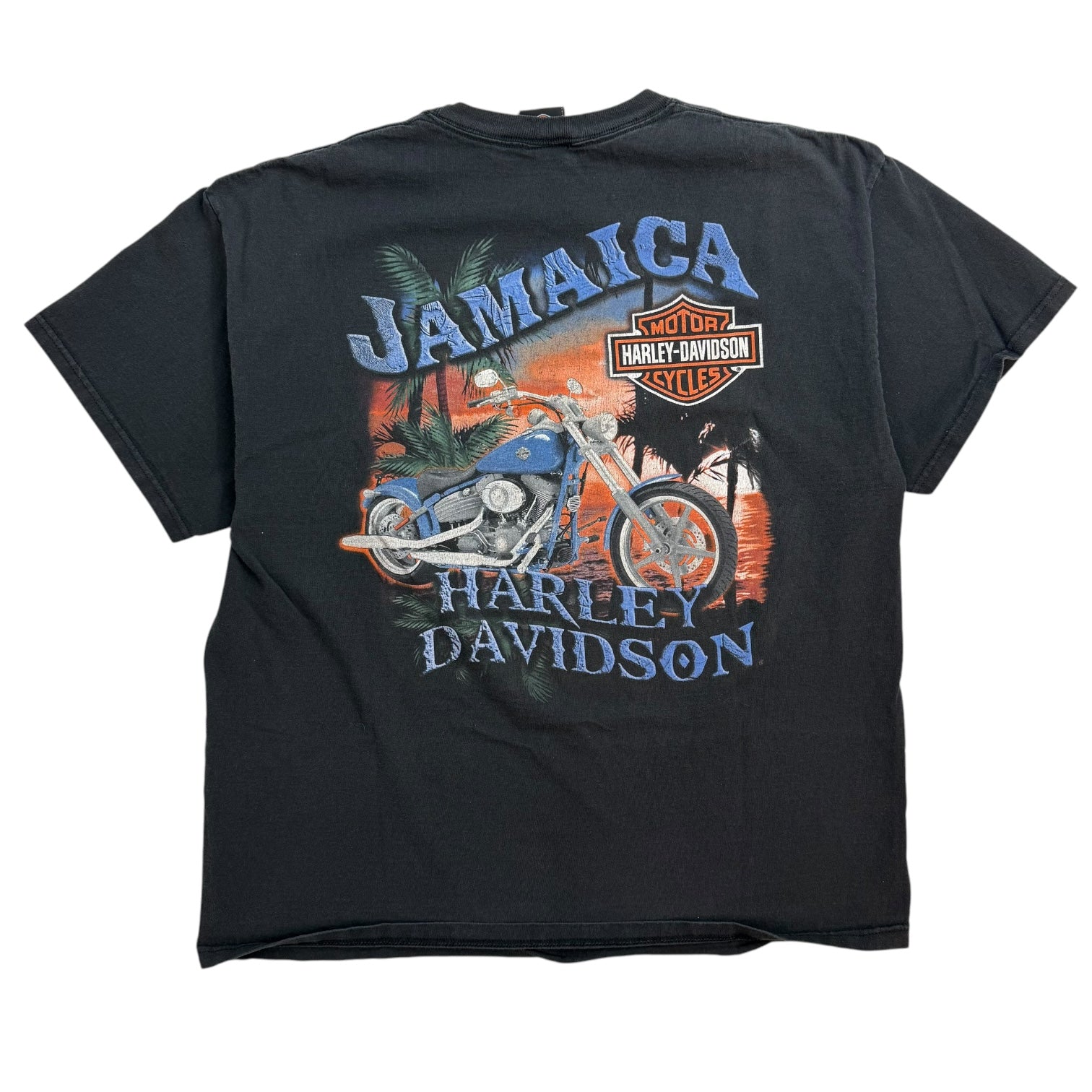 Harley Davidson Of Jamaica Tee Black