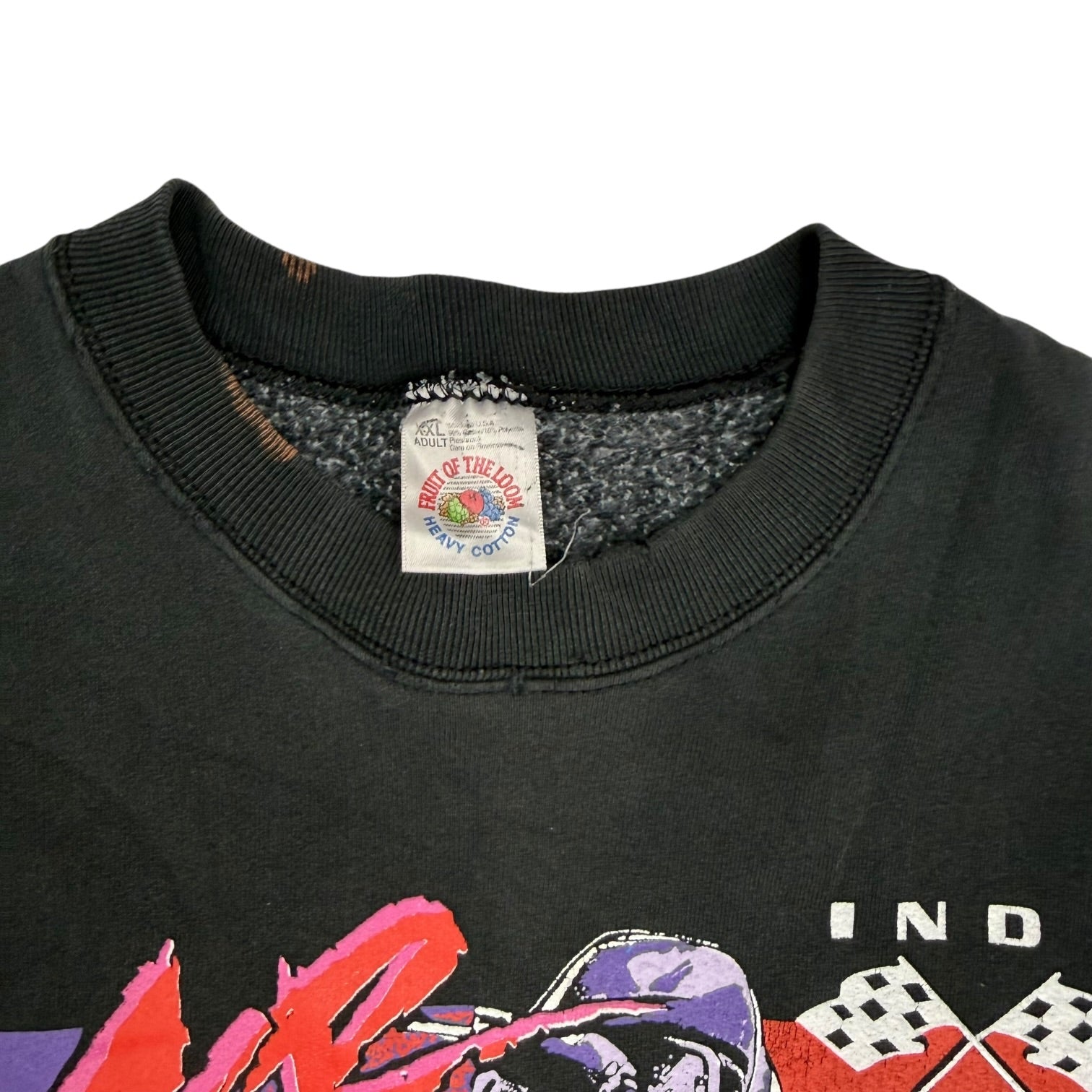 Vintage Polaris Indy 700 Race Crewneck Black