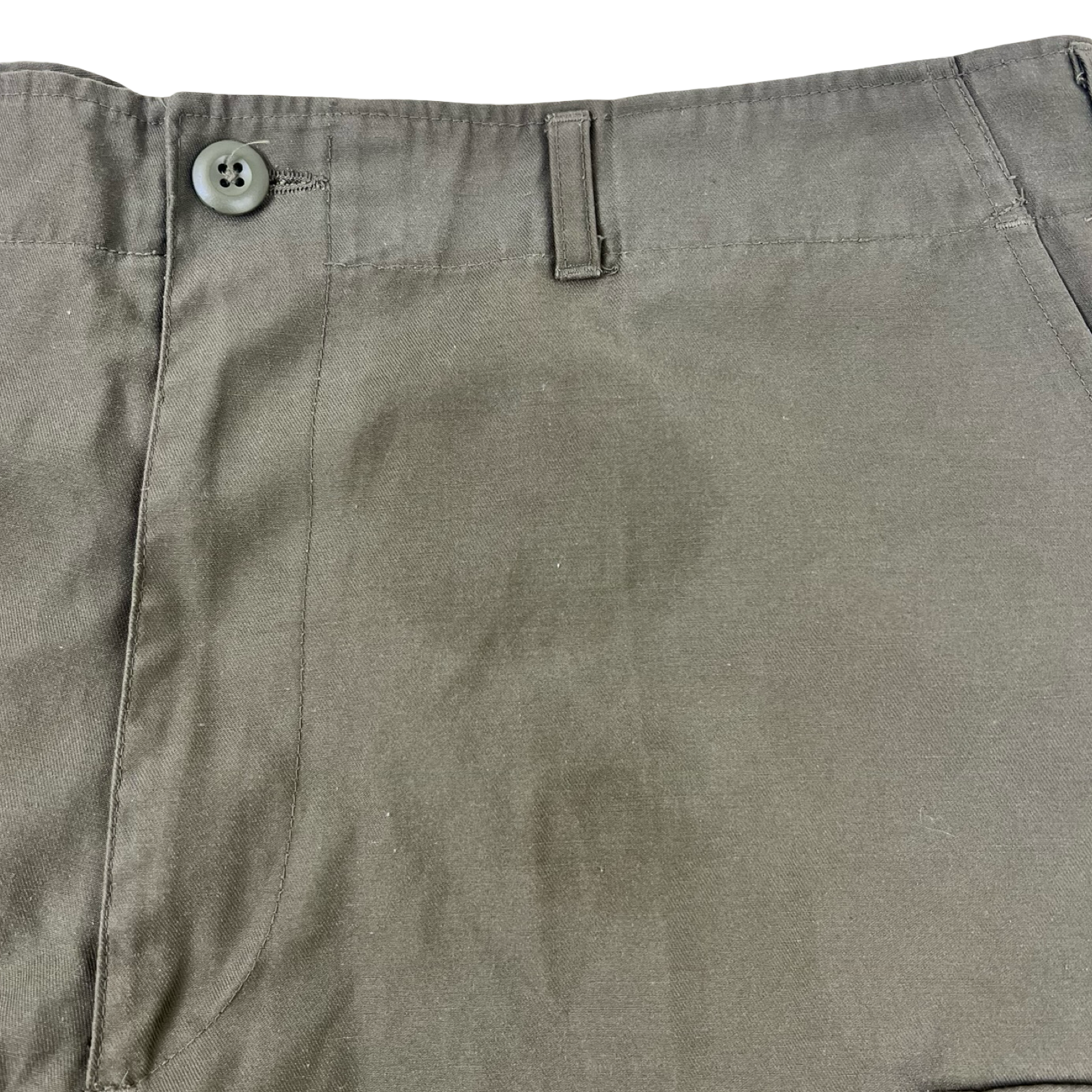 Vintage Cargo Pocket Olive Green Shorts