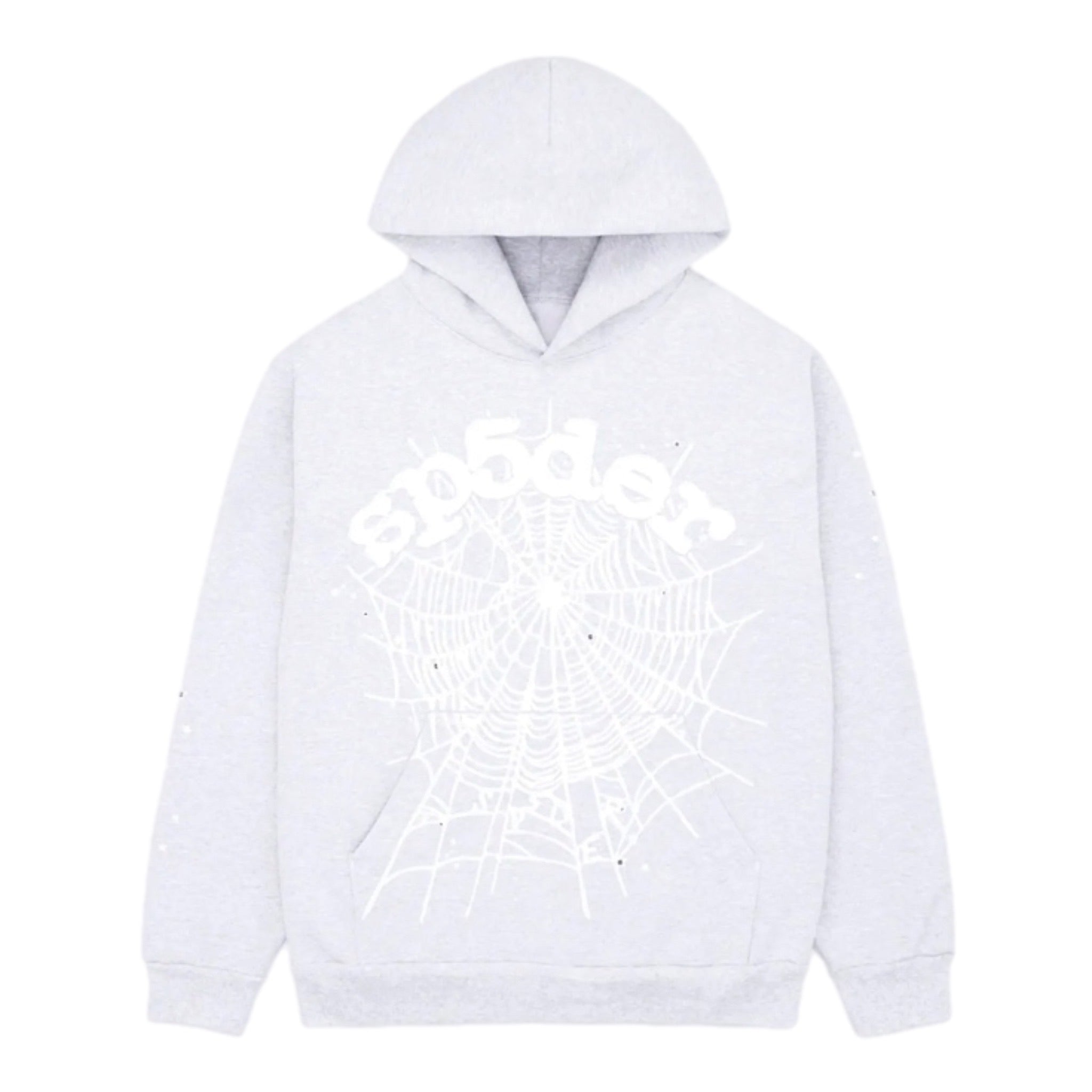 Sp5der OG Web Hoodie Grey/White