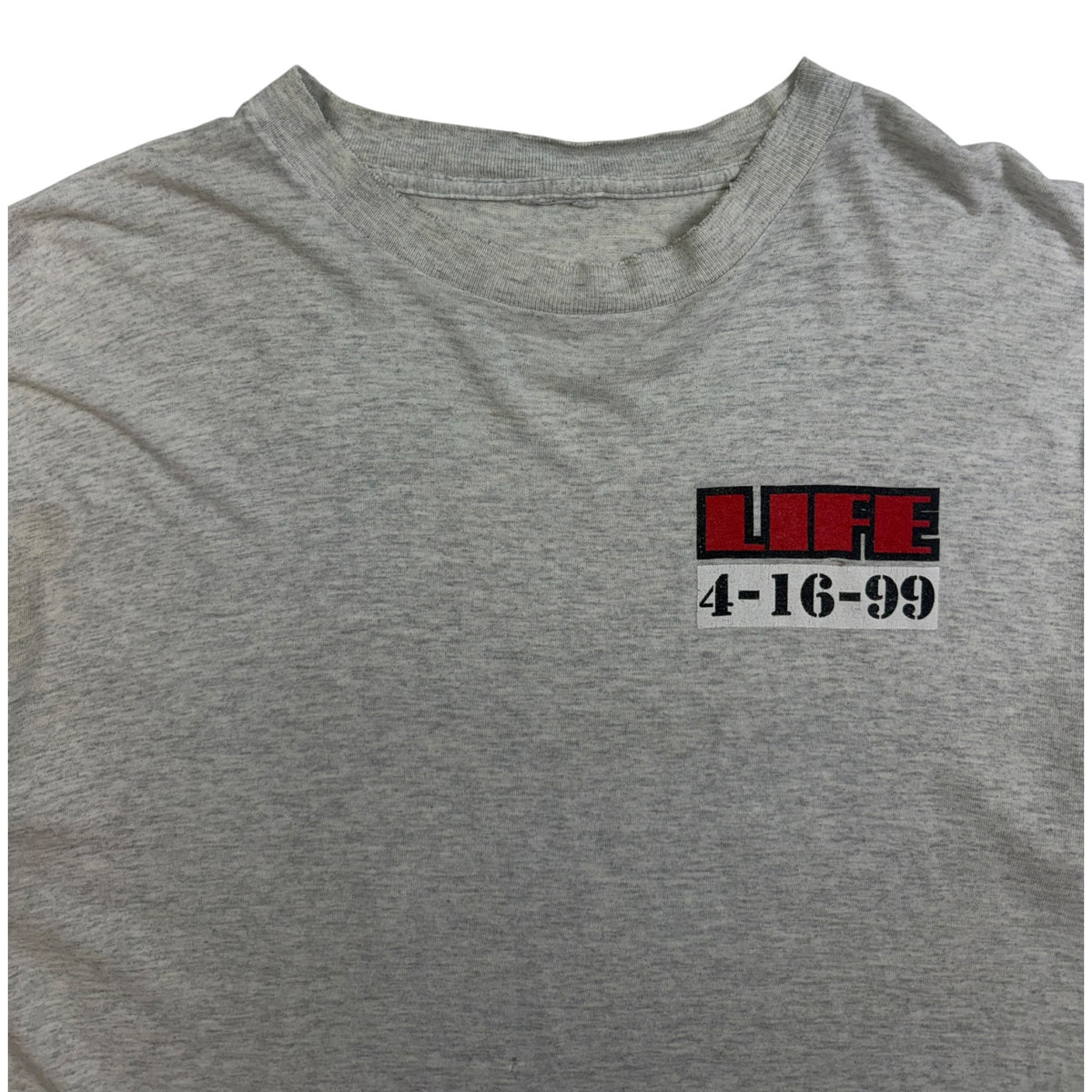 Vintage Eddie Murphy "LIFE 4-16-99" T-Shirt Grey