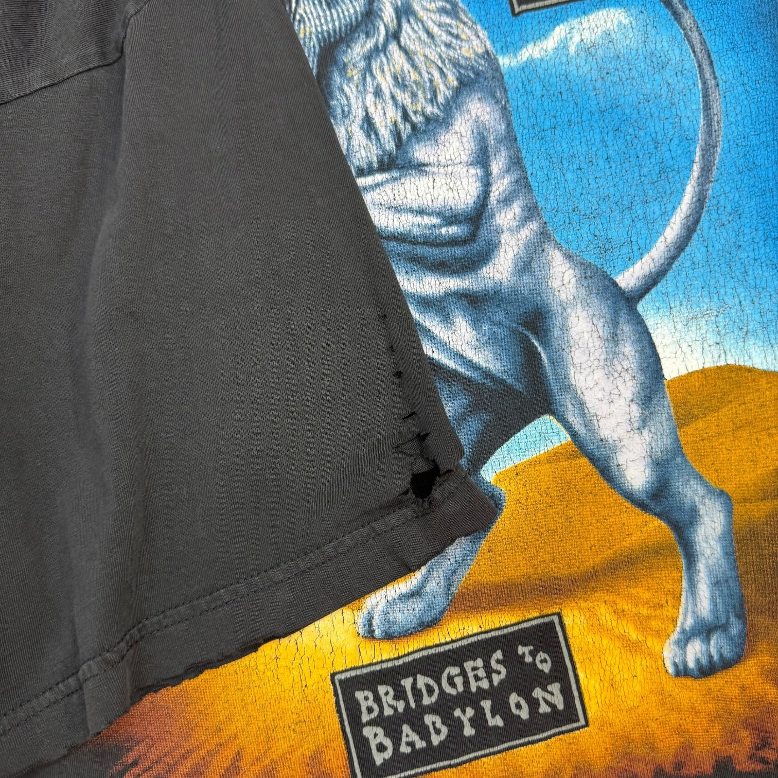 1998 The Rolling Stones Bridges To Babylon European Tour Tee Black
