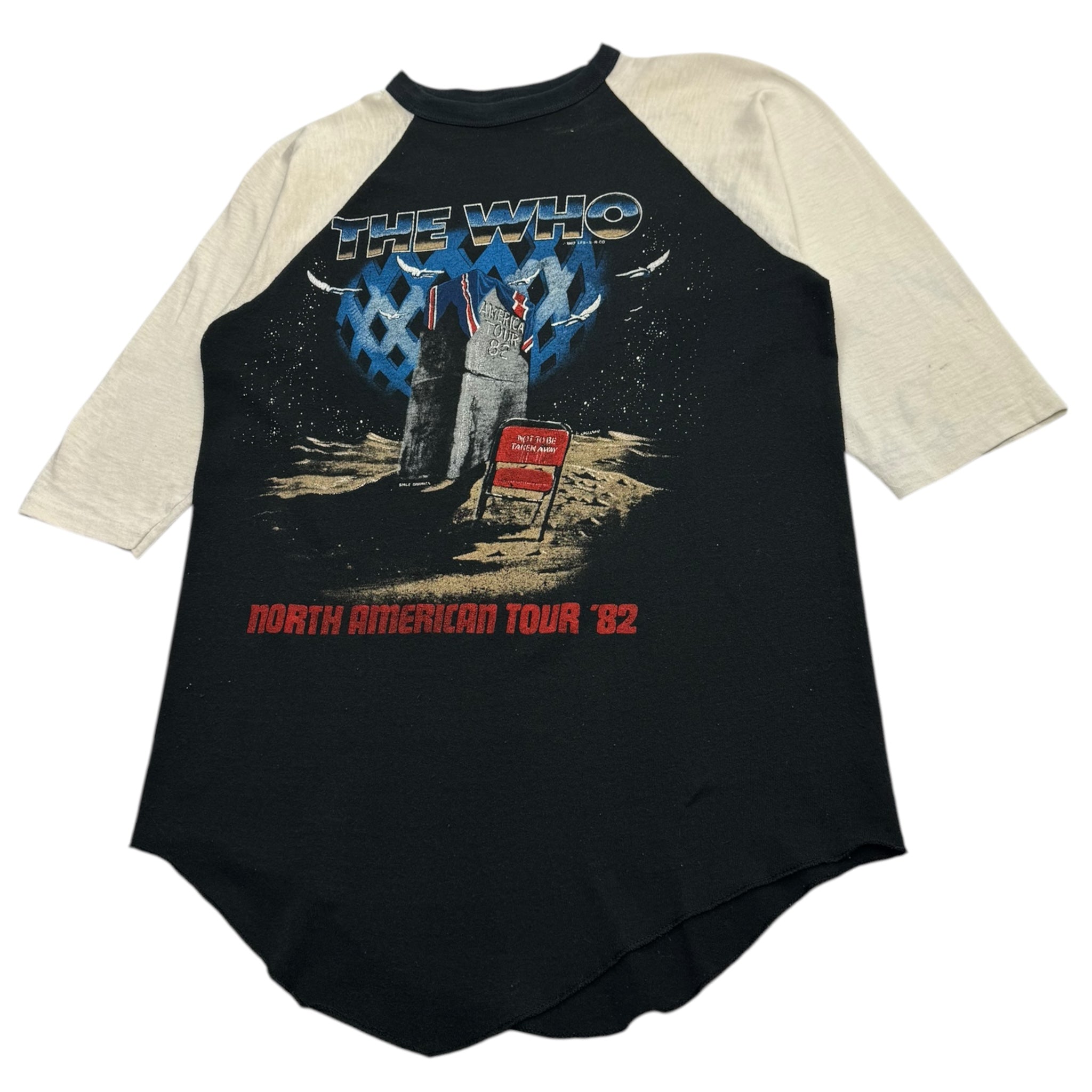 1982 The Who North American Tour Raglan T-Shirt