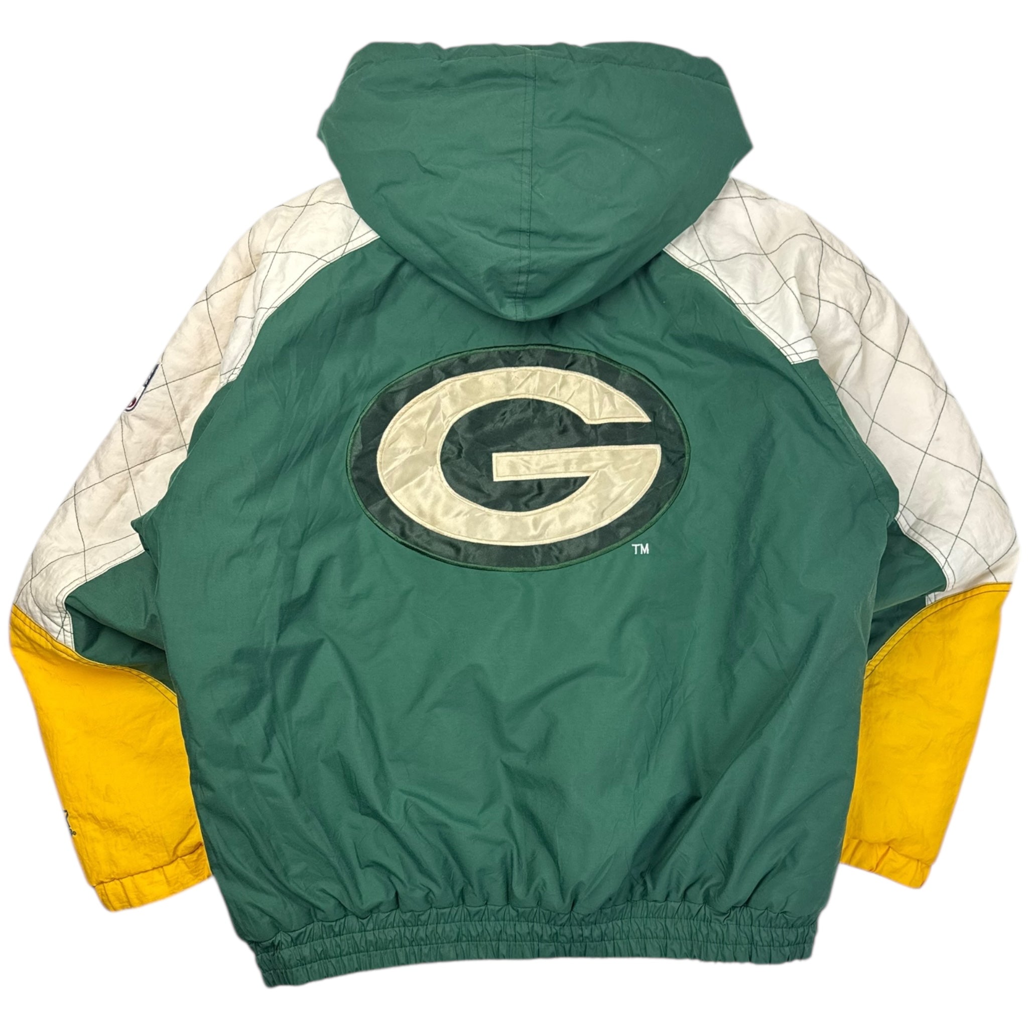 Vintage Green Bay Packers Starter Full-Zip Hooded Jacket