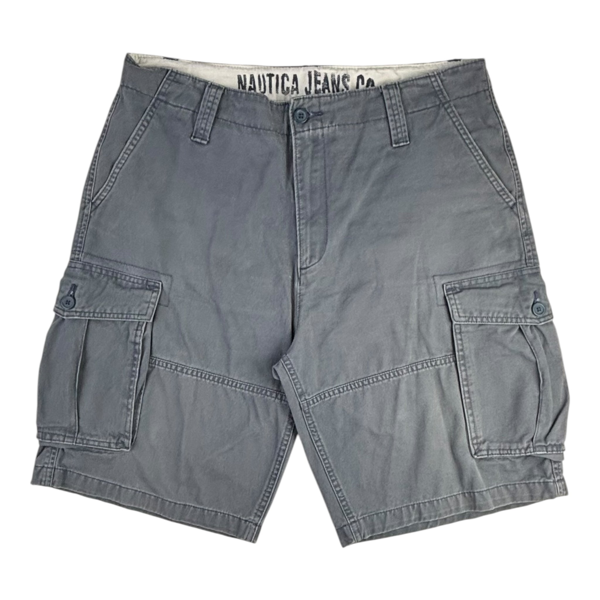 Vintage Nautica Jeans Cargo Shorts Dark Grey