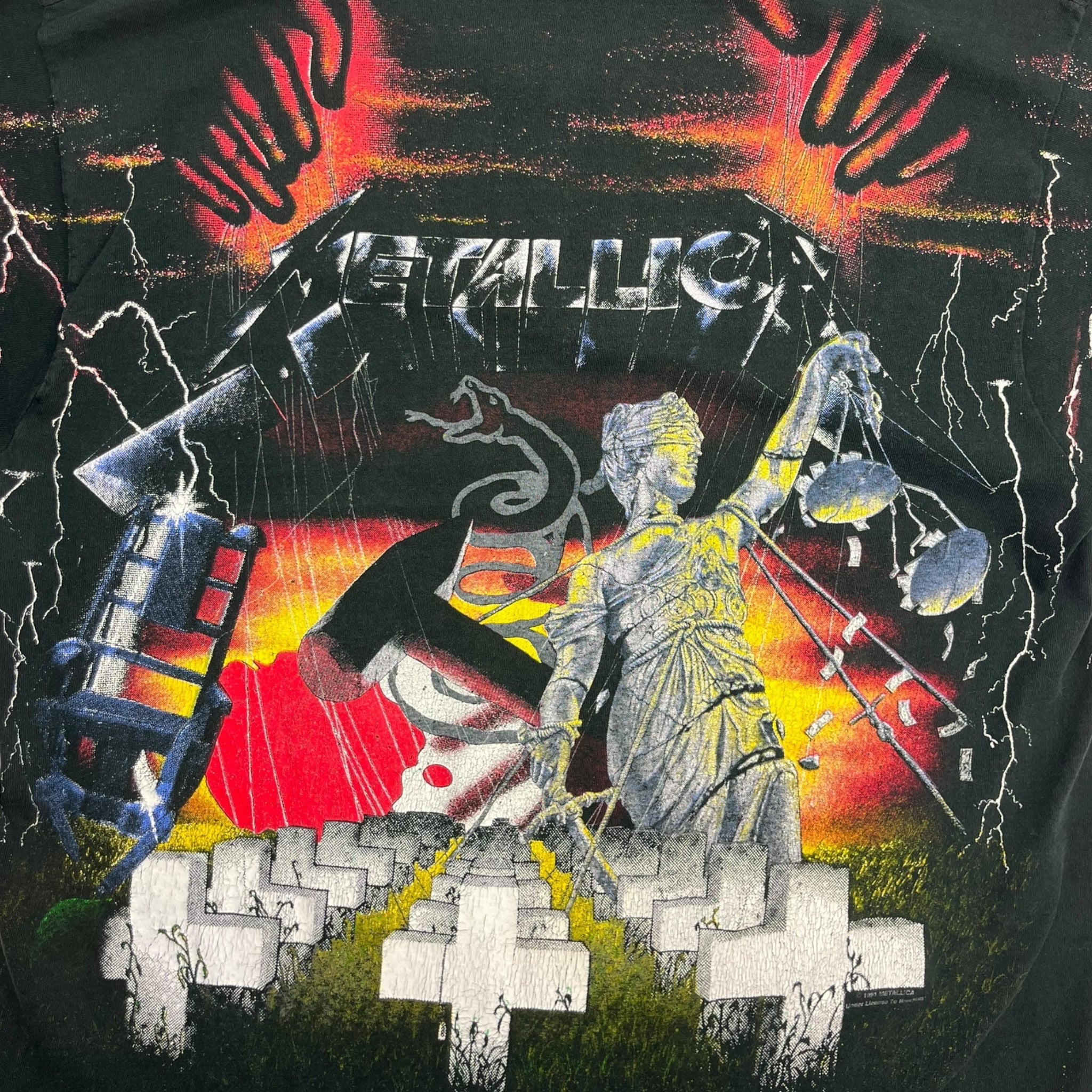 1991 Metallica Master of Puppets AOP T-Shirt