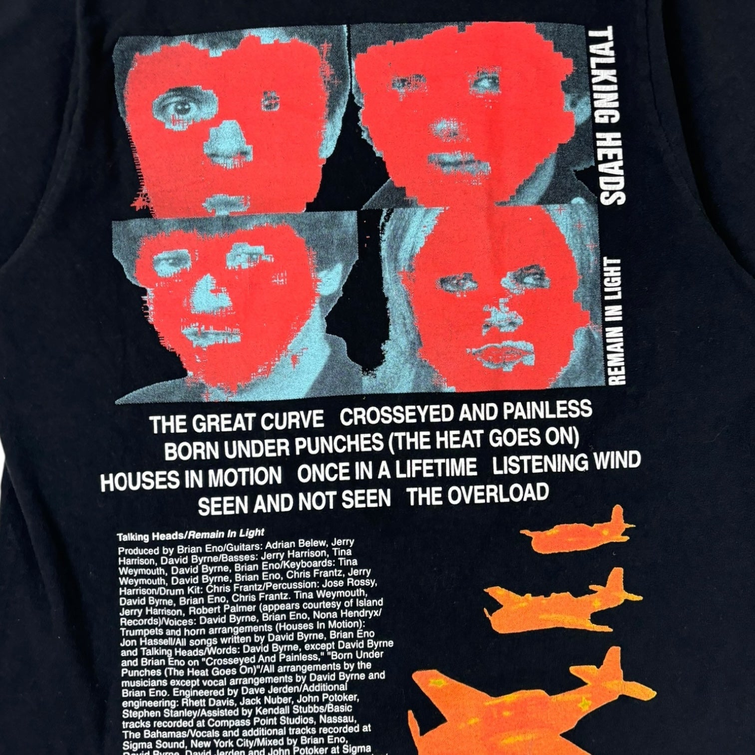 Stussy Talking Heads “Remain In Light” T-Shirt Black