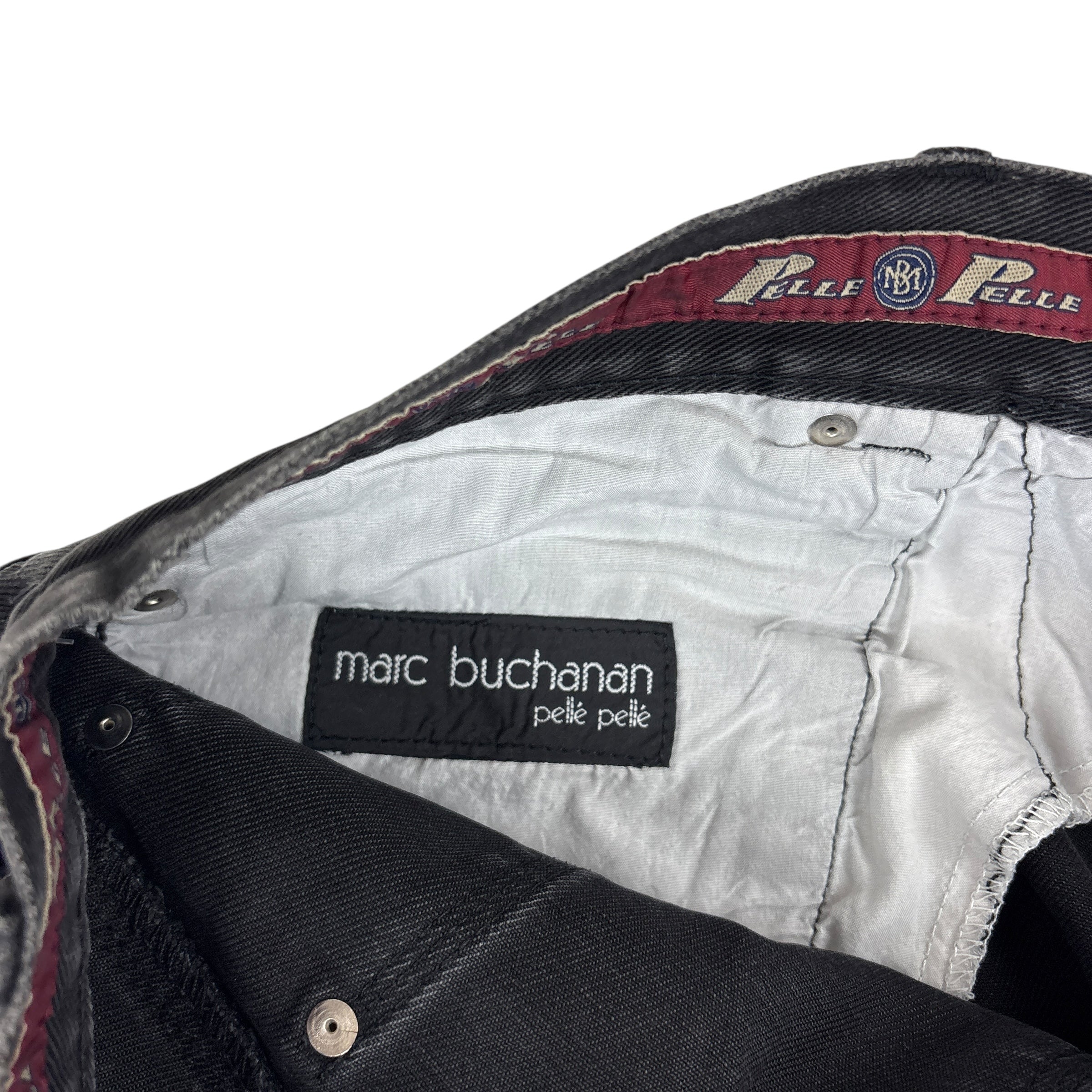 Y2KPelle Pelle Baggy Black Denim Jeans