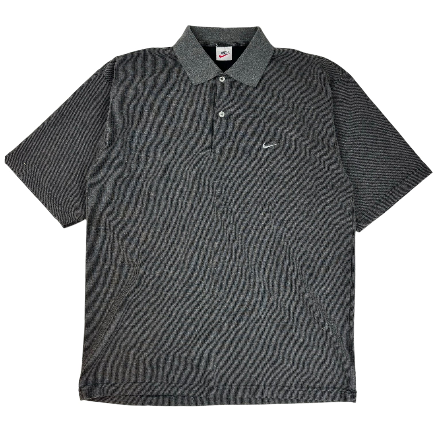 Vintage Nike Polo Shirt Grey