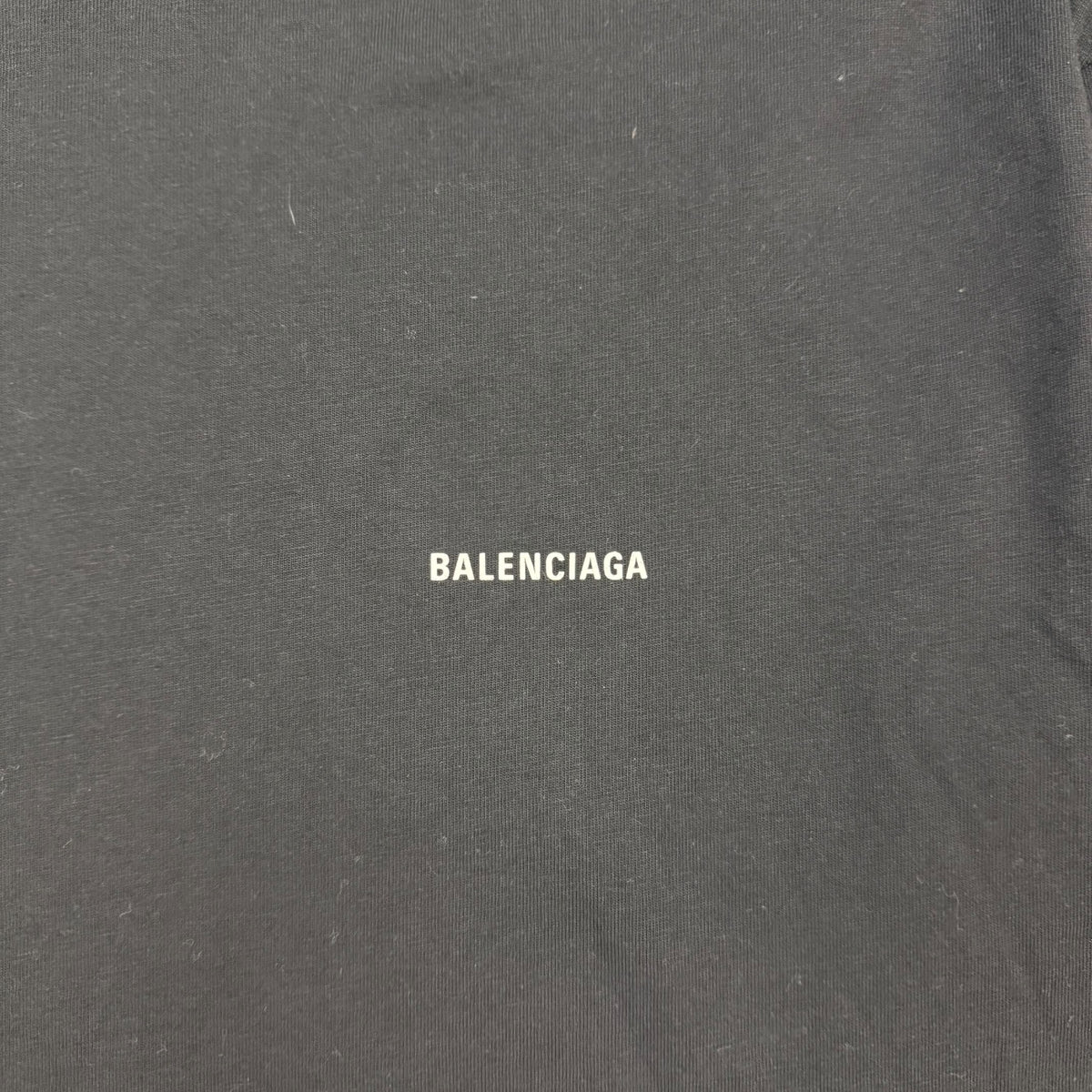 Balenciaga Small Logo L/S Tee Black
