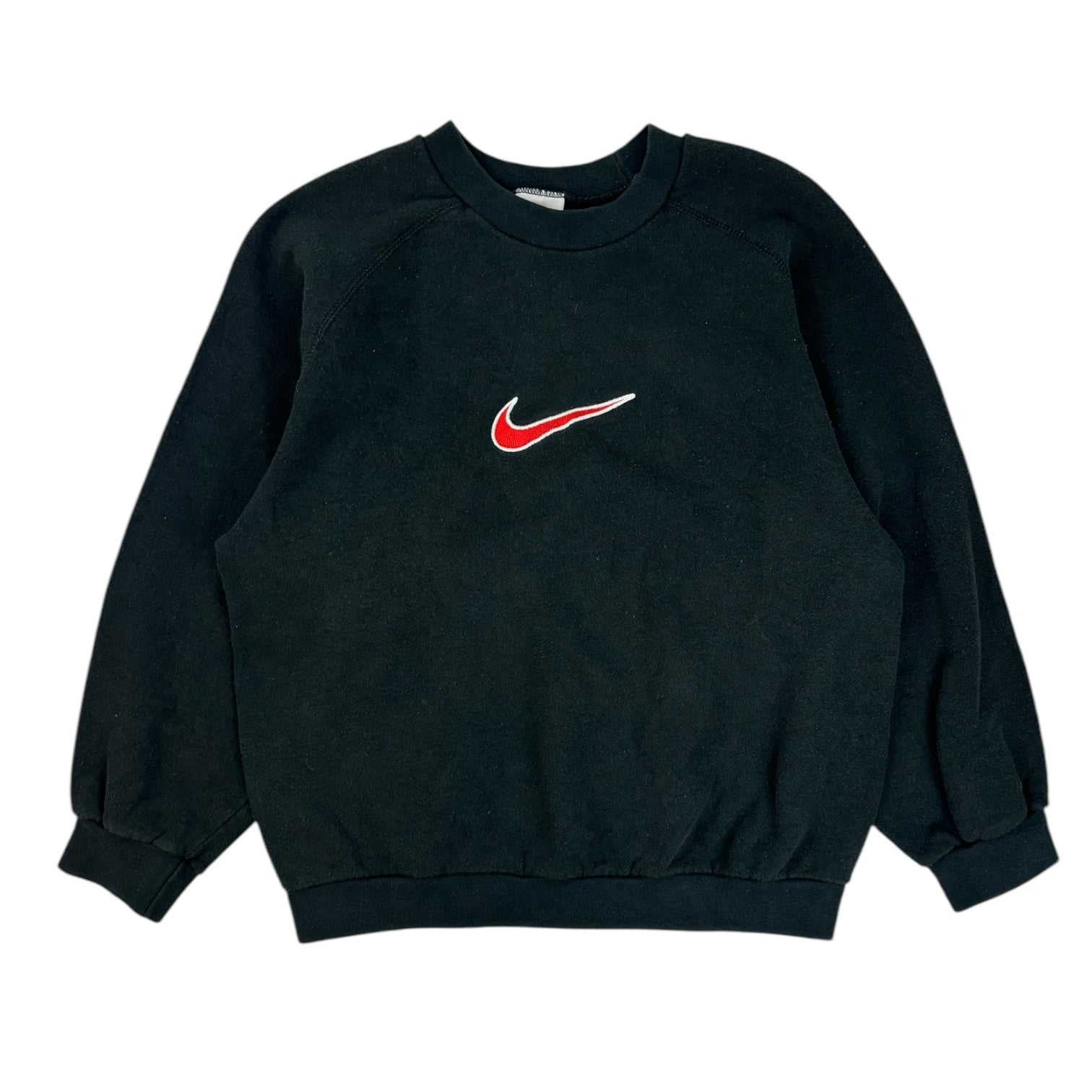 Vintage 90s Nike Centre Swoosh Crewneck Black