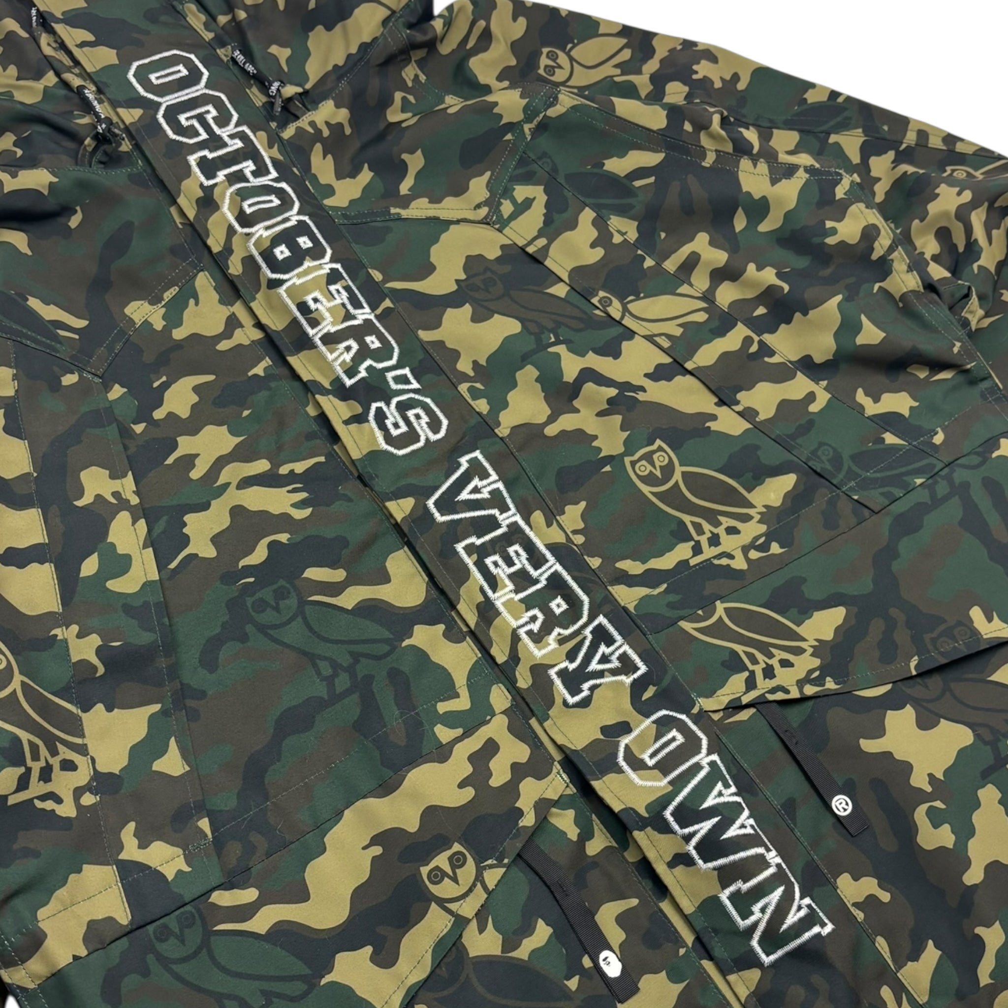 BAPE X OVO Woodland Camo Snowboard Jacket