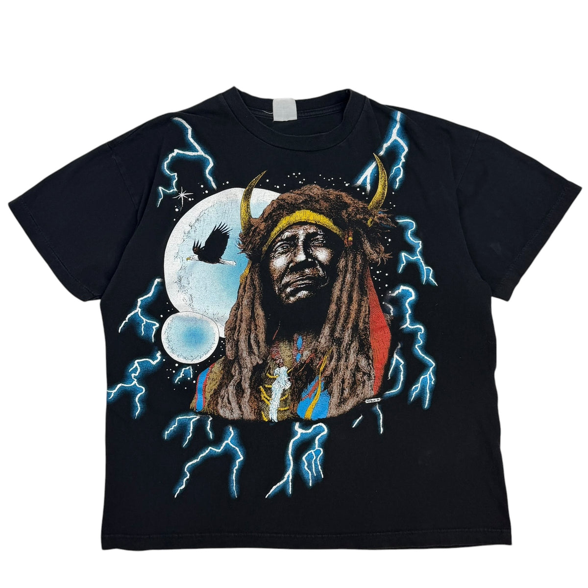 Vintage 90s American Thunder Tee Black