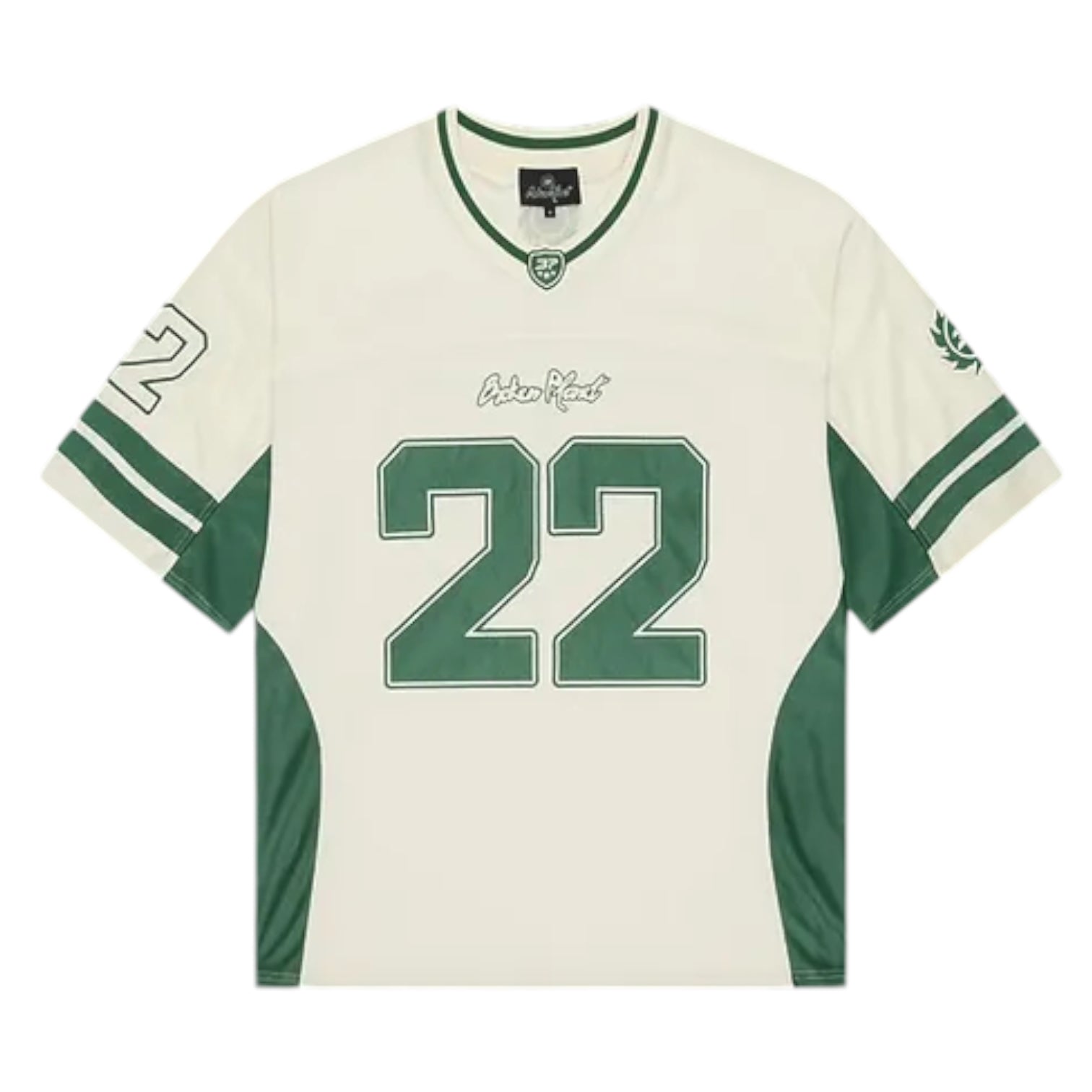 Broken Planet Football Jersey Cream/Green