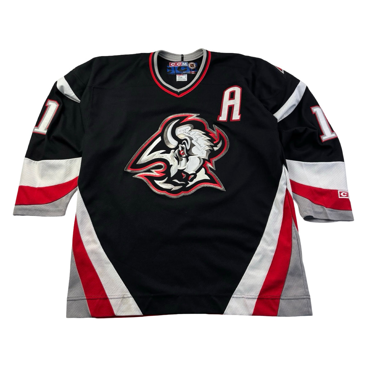 Vintage CCM Buffalo Sabres Gilbert Perreault NHL Away Jersey