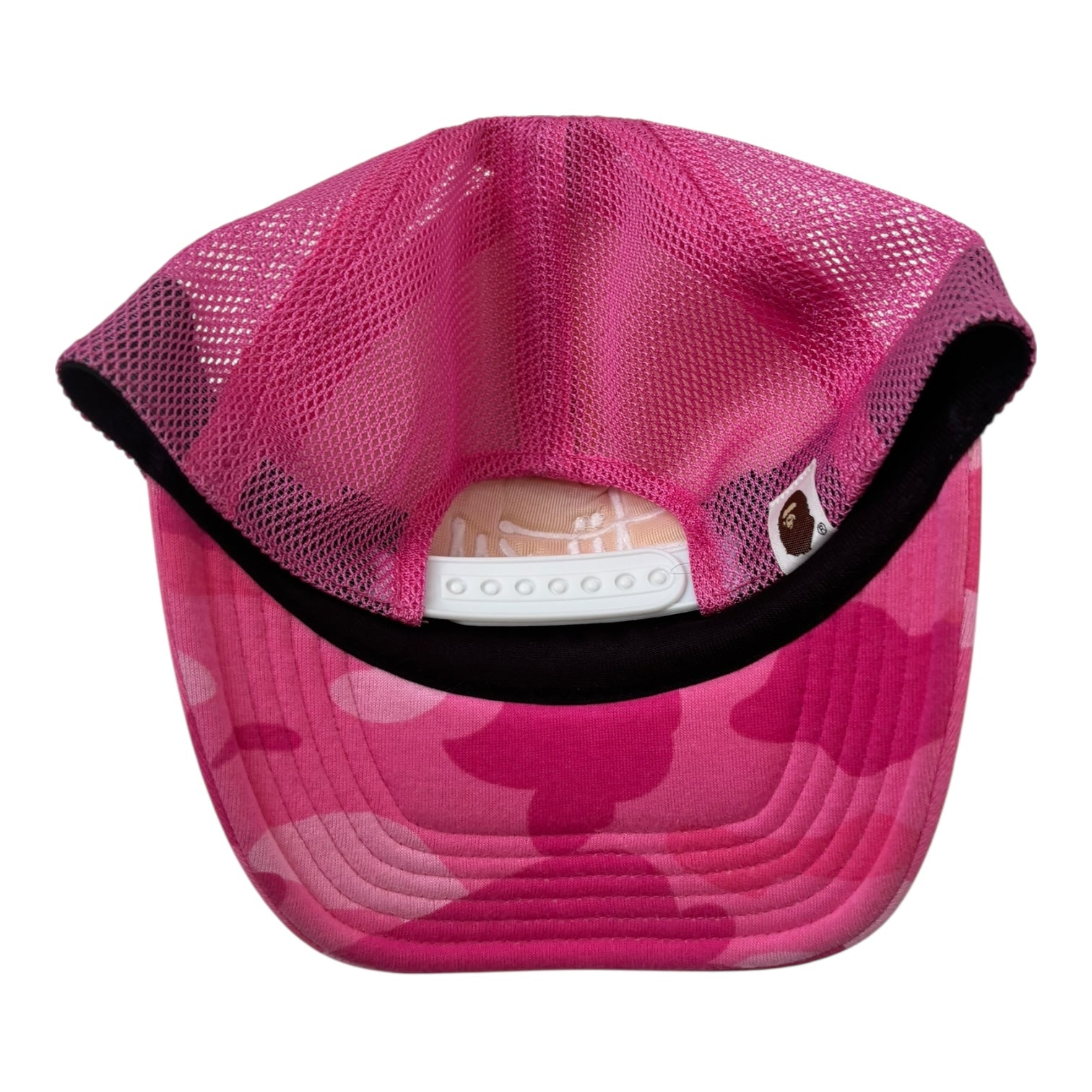 Stussy x BAPE Trucker Hat Pink
