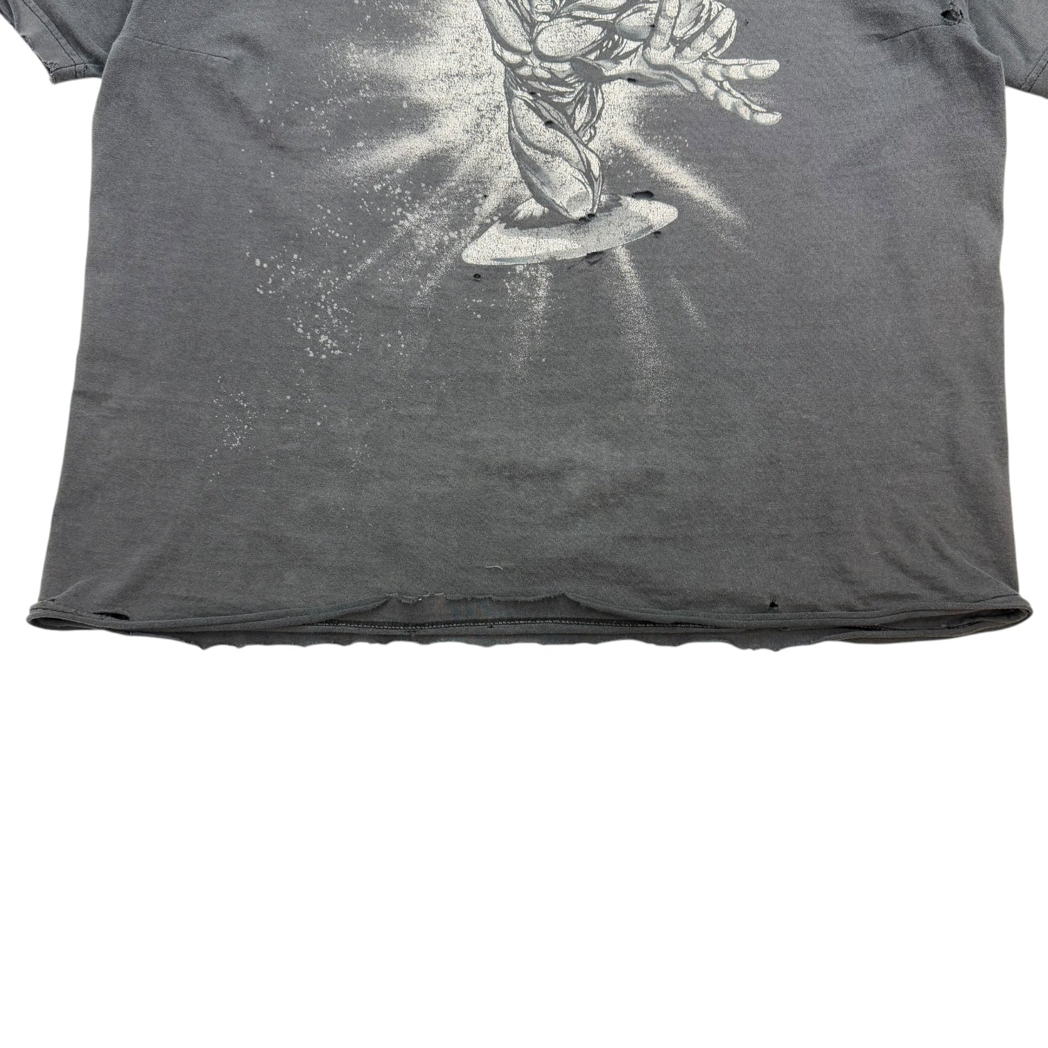 Vintage Marvel Silver Surfer Tee Faded Black