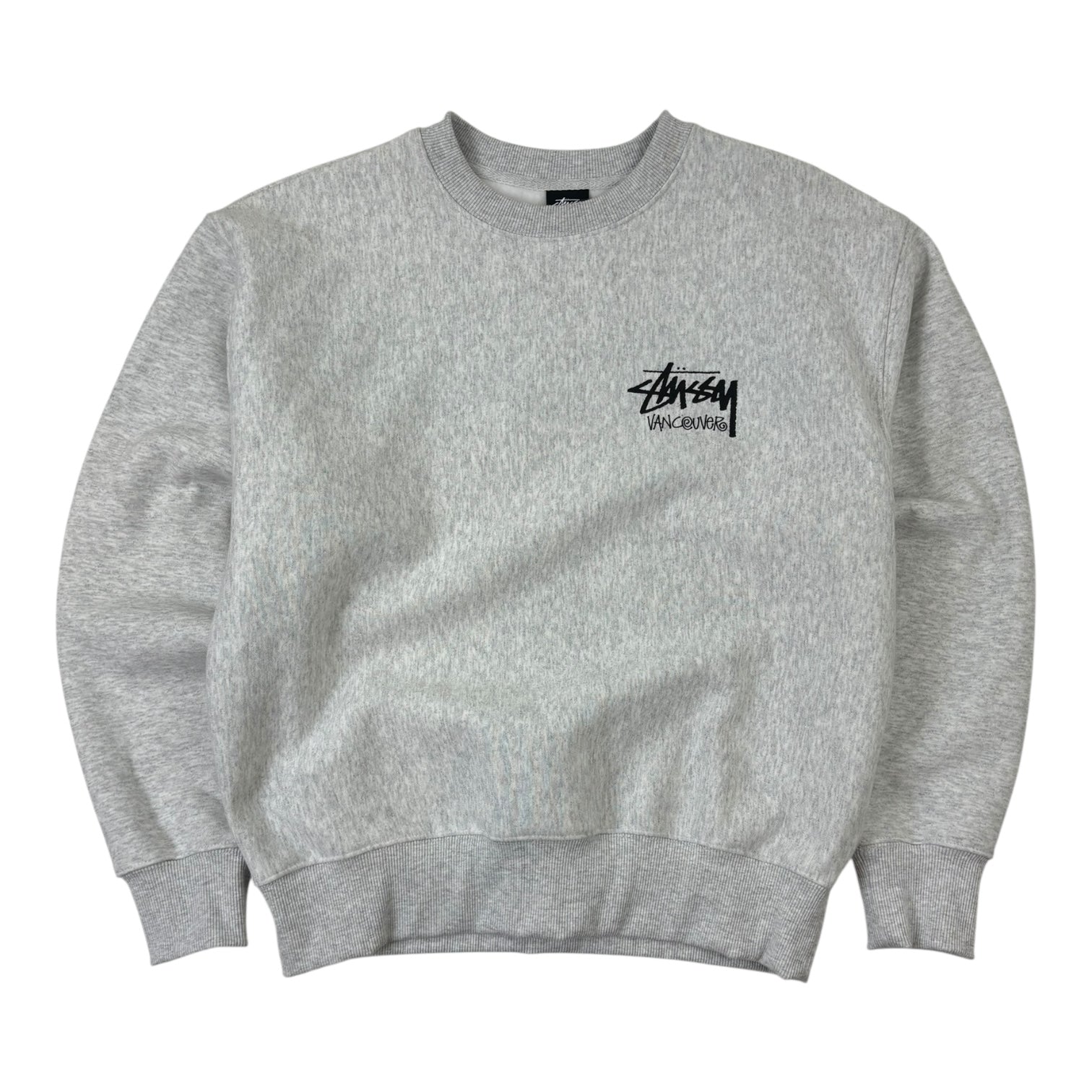 Stussy Vancouver Chapter Crewneck Ash Heather Grey