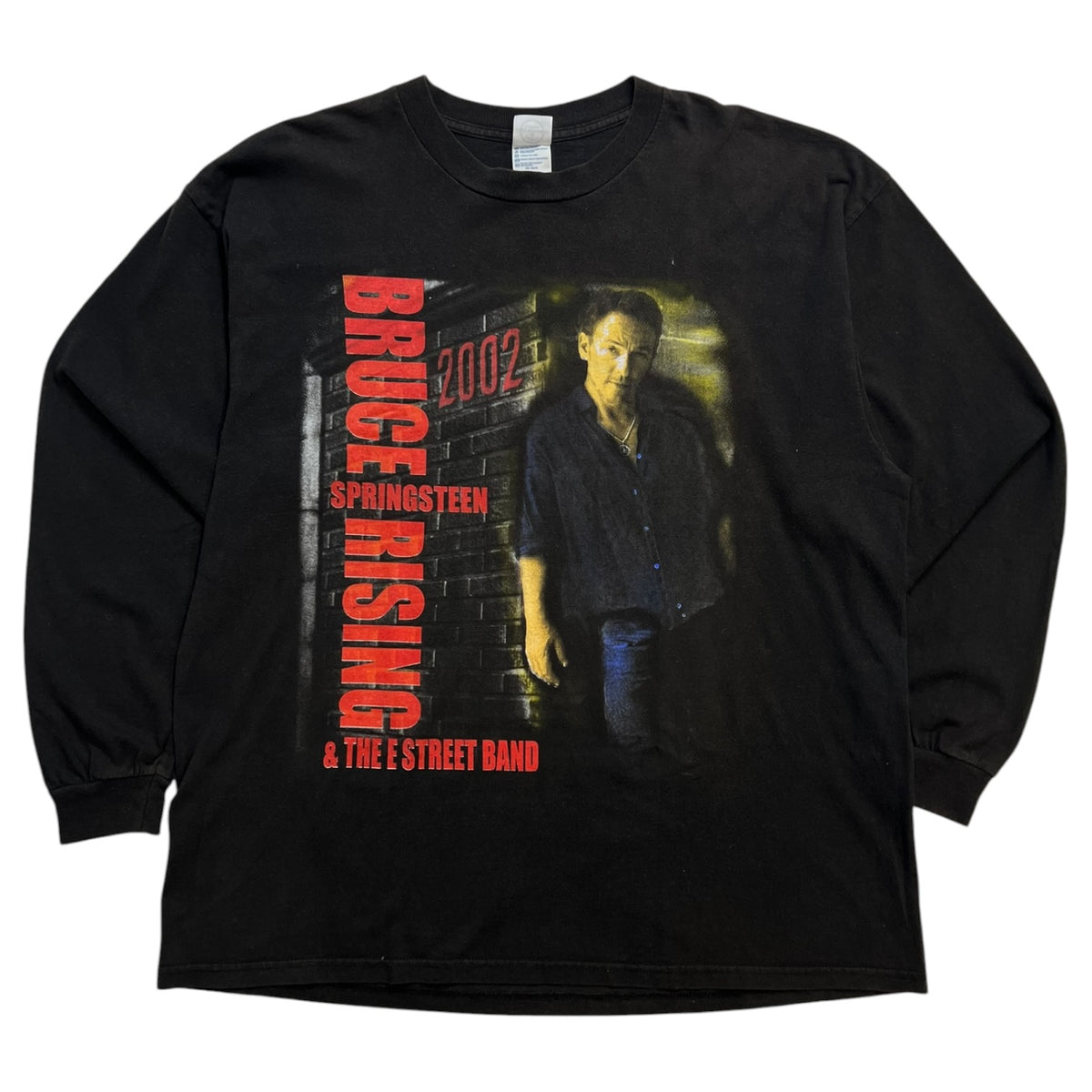 Vintage 2002 Bruce Springsteen Summer Tour Long Sleeve T-Shirt Black