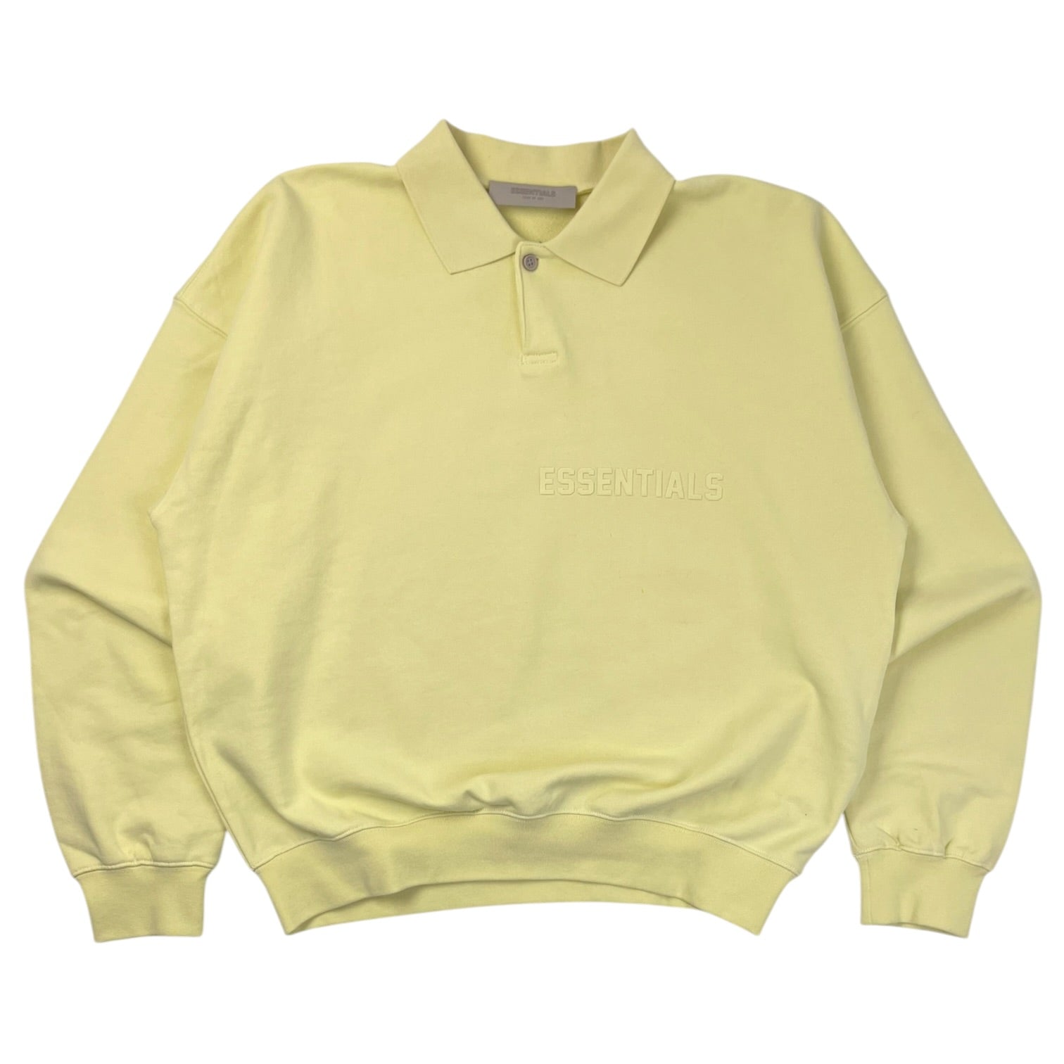 Fear Of God Essentials L/S Polo Shirt Butter