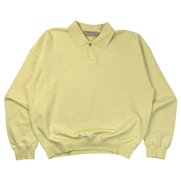 Fear Of God Essentials L/S Polo Shirt Butter