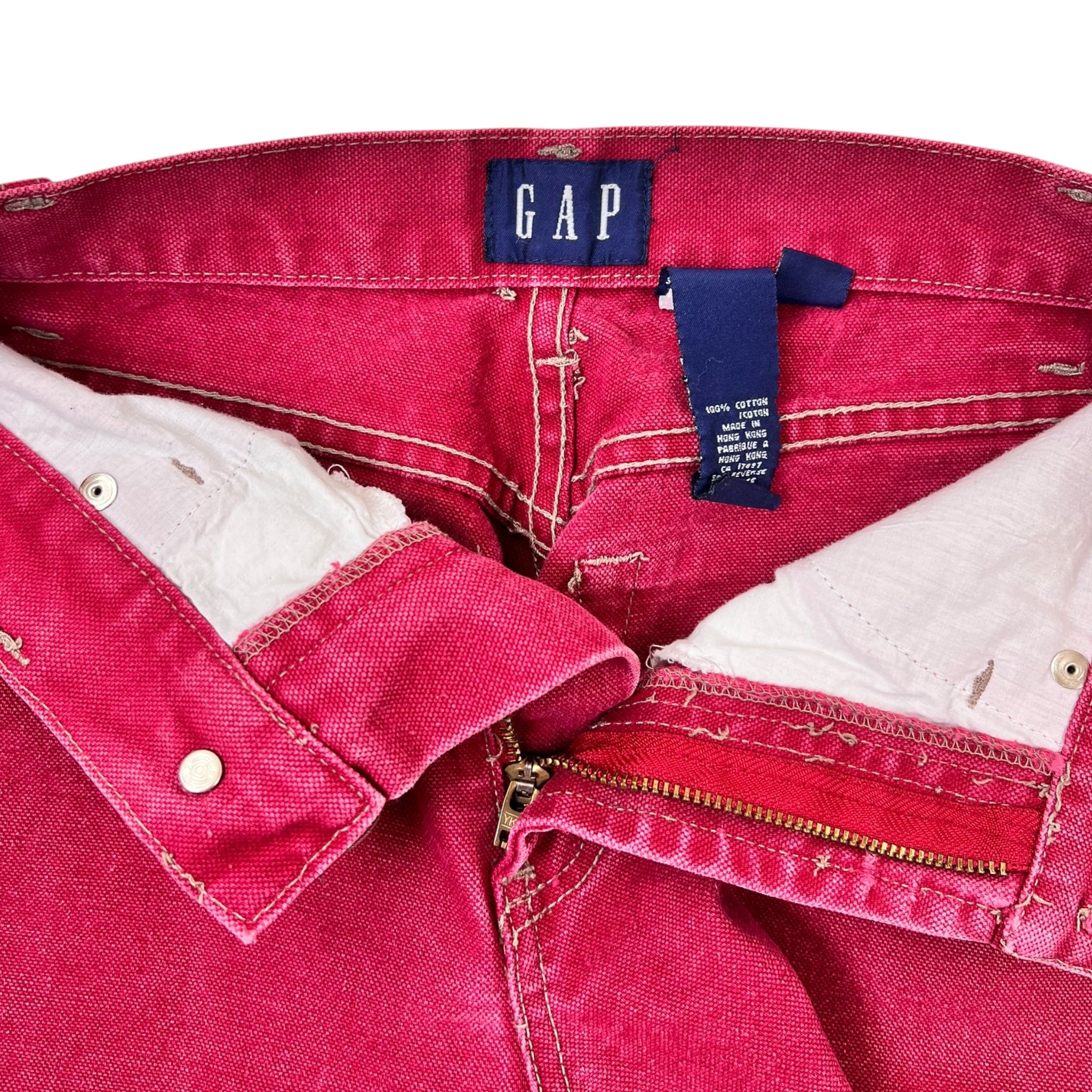 (W) Vintage Gap Red Denim Jeans