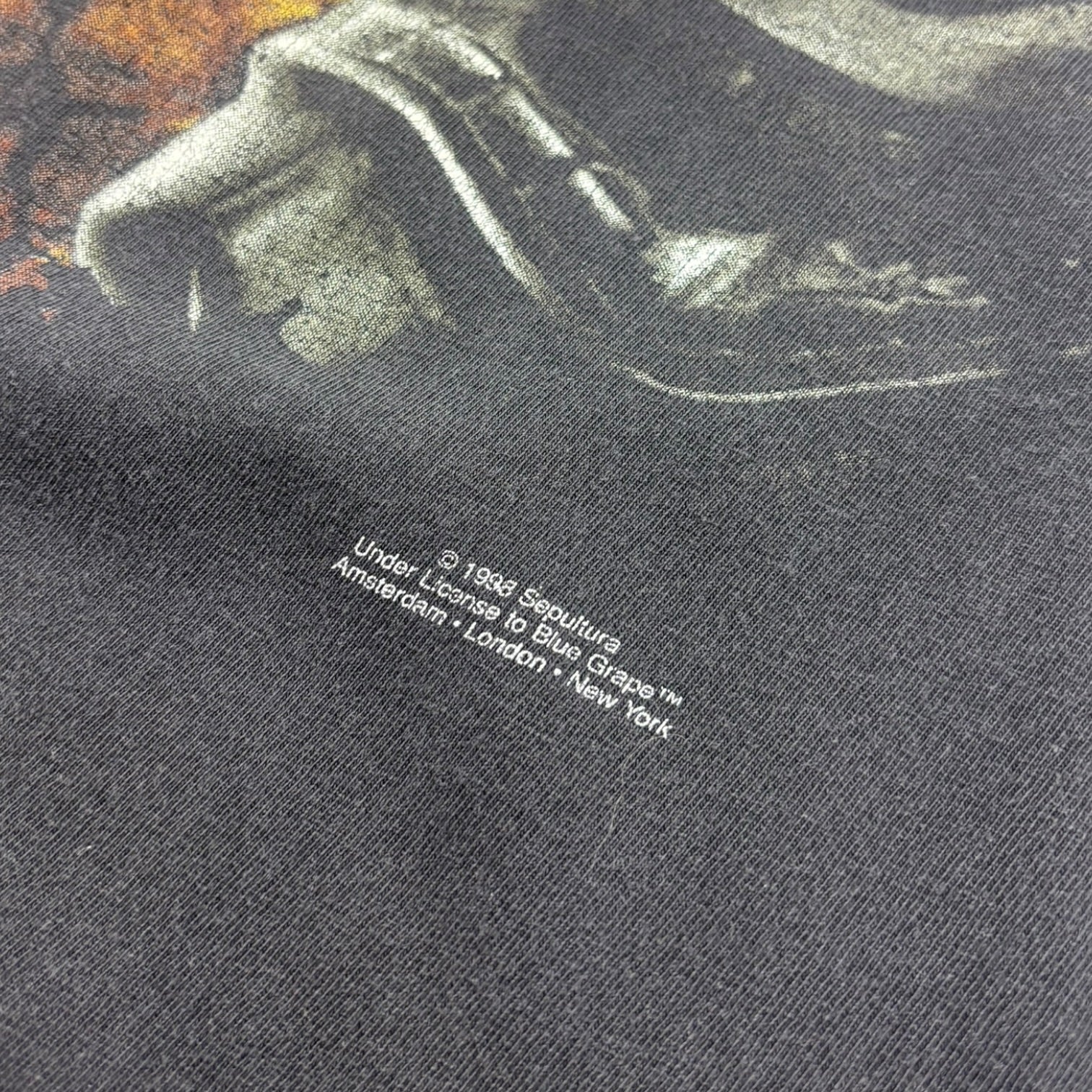 1998 Sepultura ‘Against’ Album Promo T-Shirt Washed Black