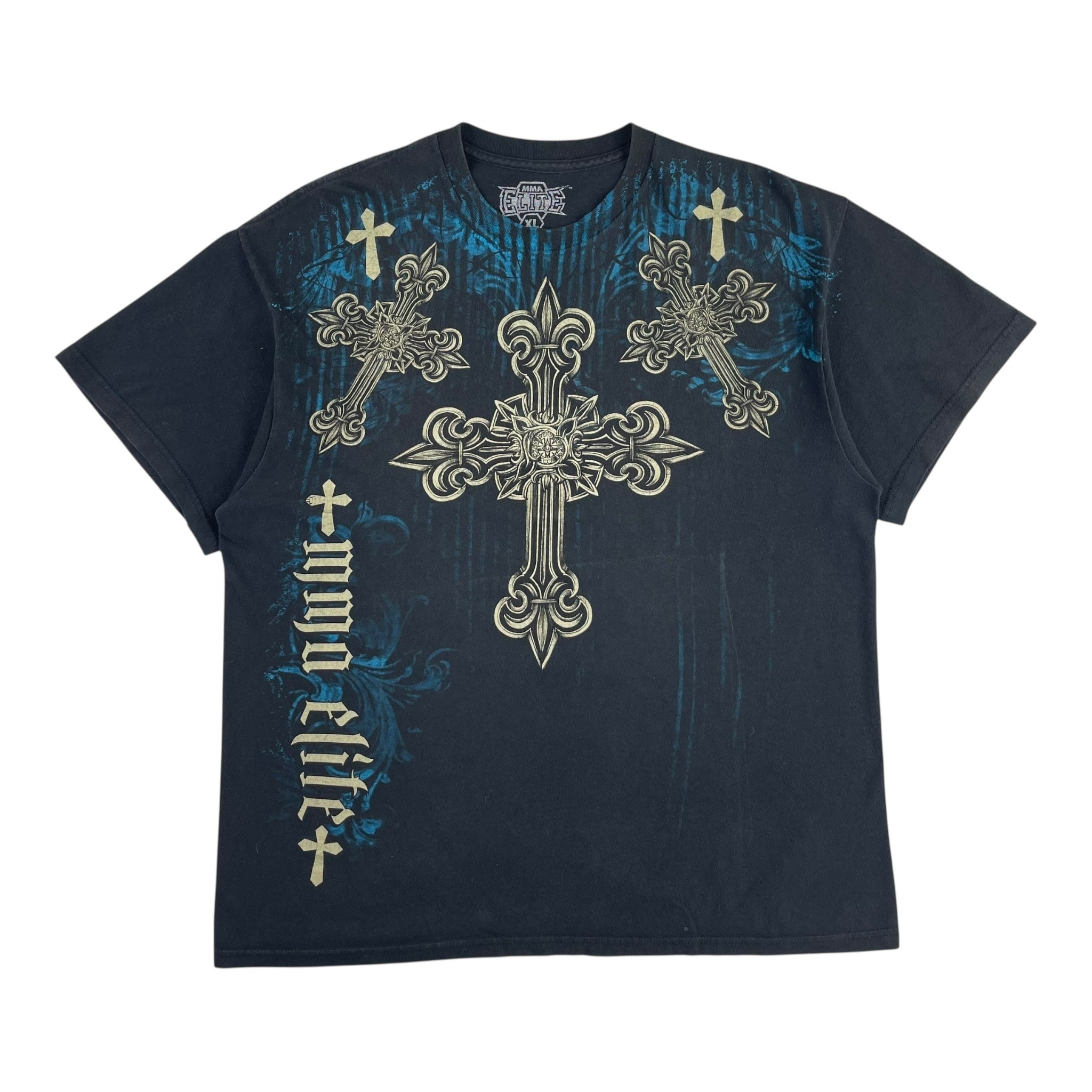 Vintage Y2K MMA Elite Cross T-Shirt