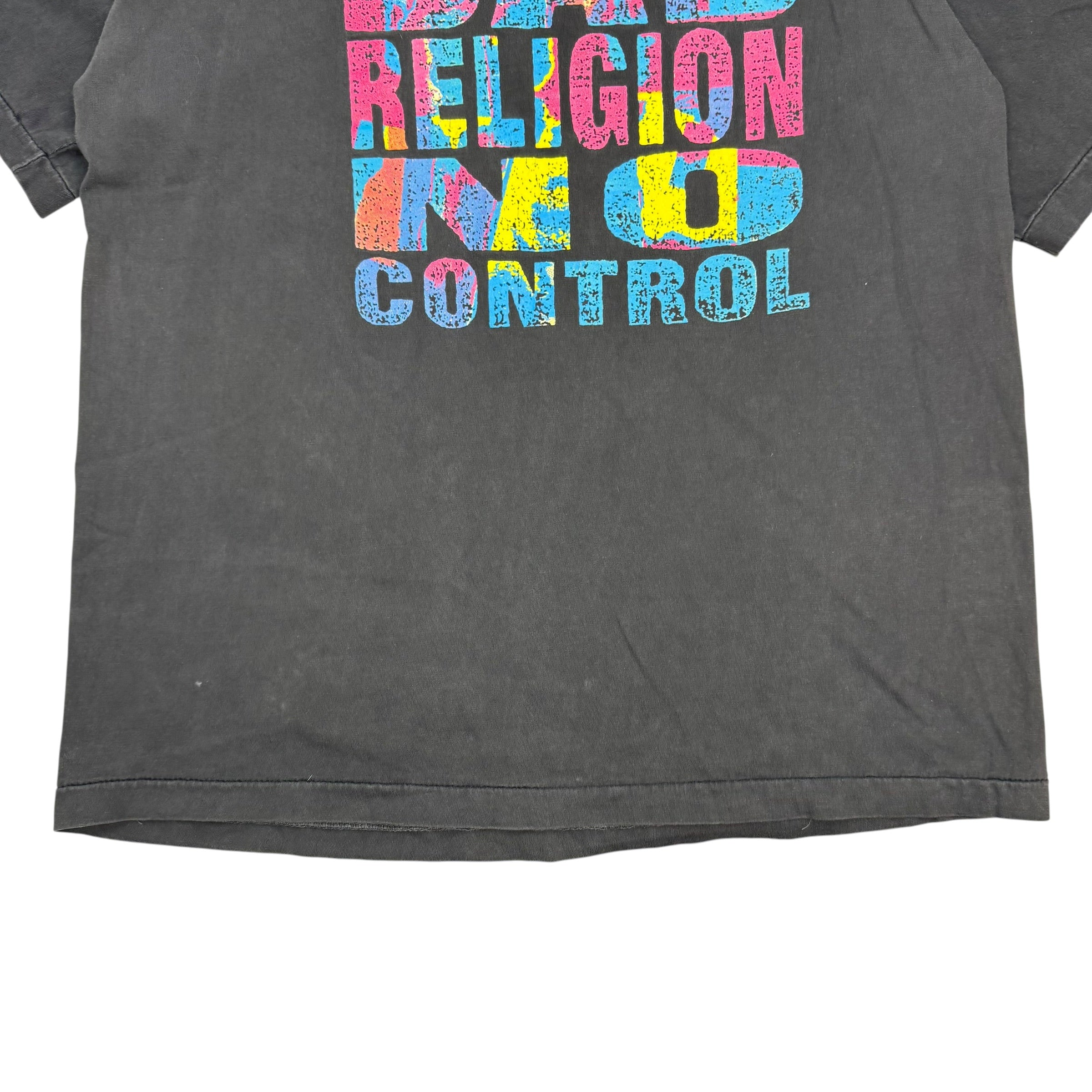 Vintage 1989 Bad Religion No Control Epitaph Records Tee Black
