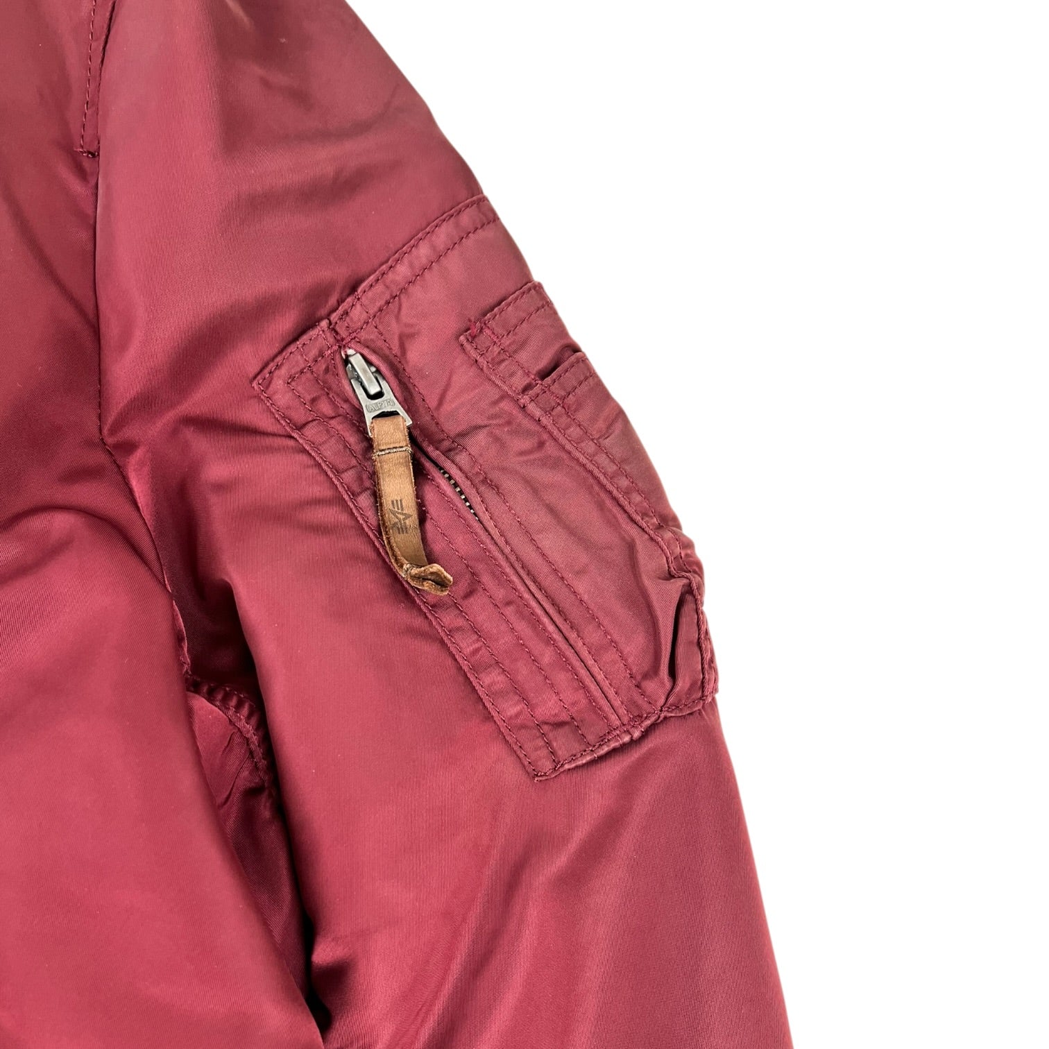 Alpha Industries MA-1 Flight Jacket Rich Burgundy