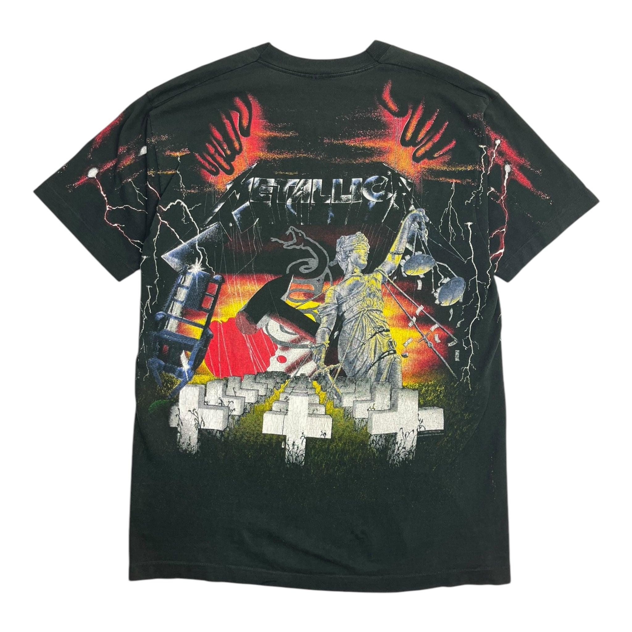 1991 Metallica Master of Puppets AOP T-Shirt