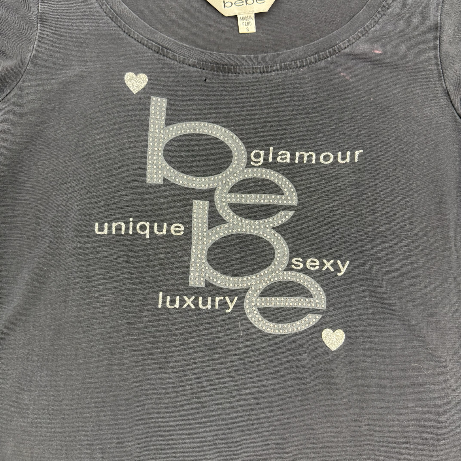 (W) Vintage BeBe Tee Black