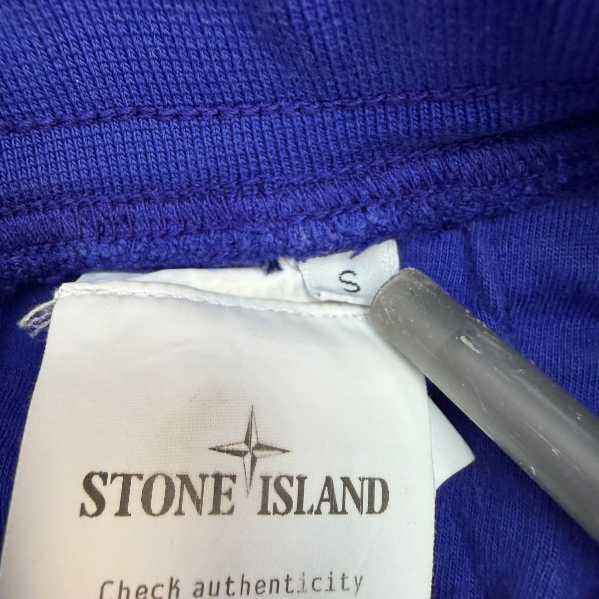Stone Island Slim Fit Fleece Sweatpants Blue