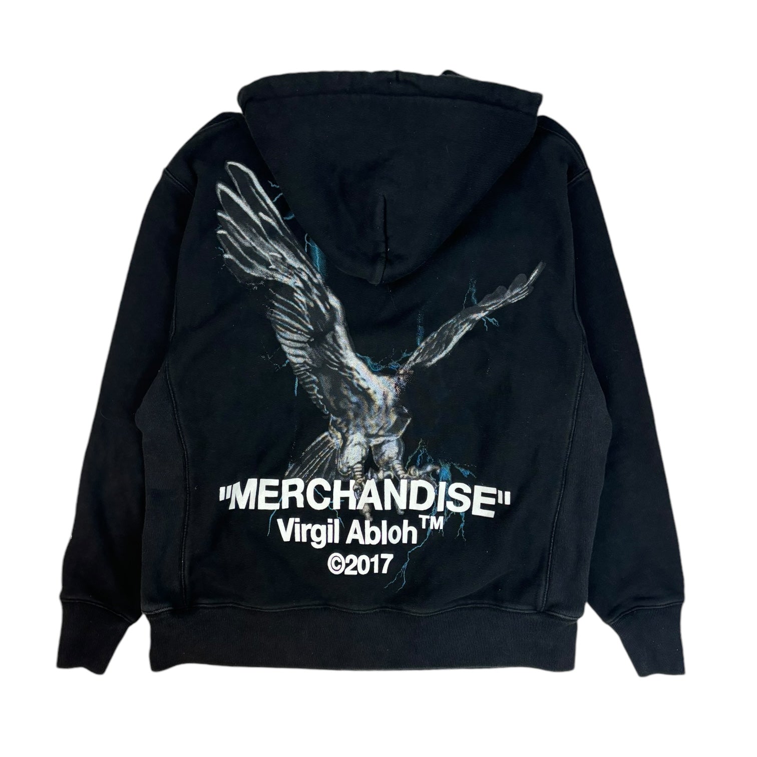 2017 Virgil Abloh x Travis Scott “MERCHANDISE” Bird’s Eye View Tour Hoodie Black