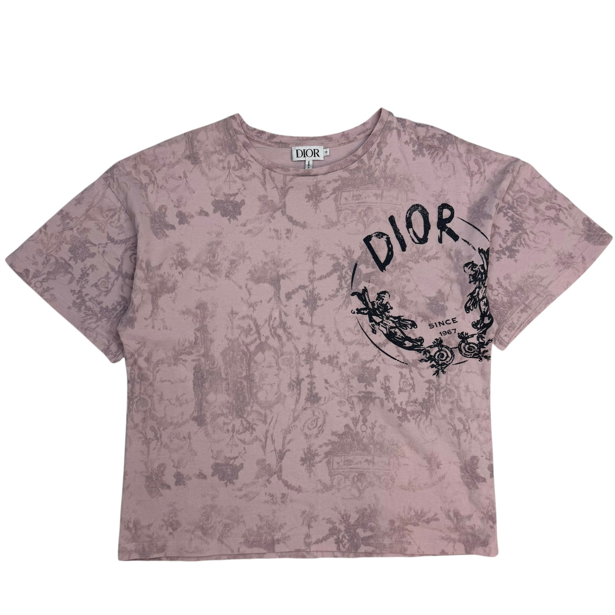 (Y) Dior Toile de Jouy Tee Pink