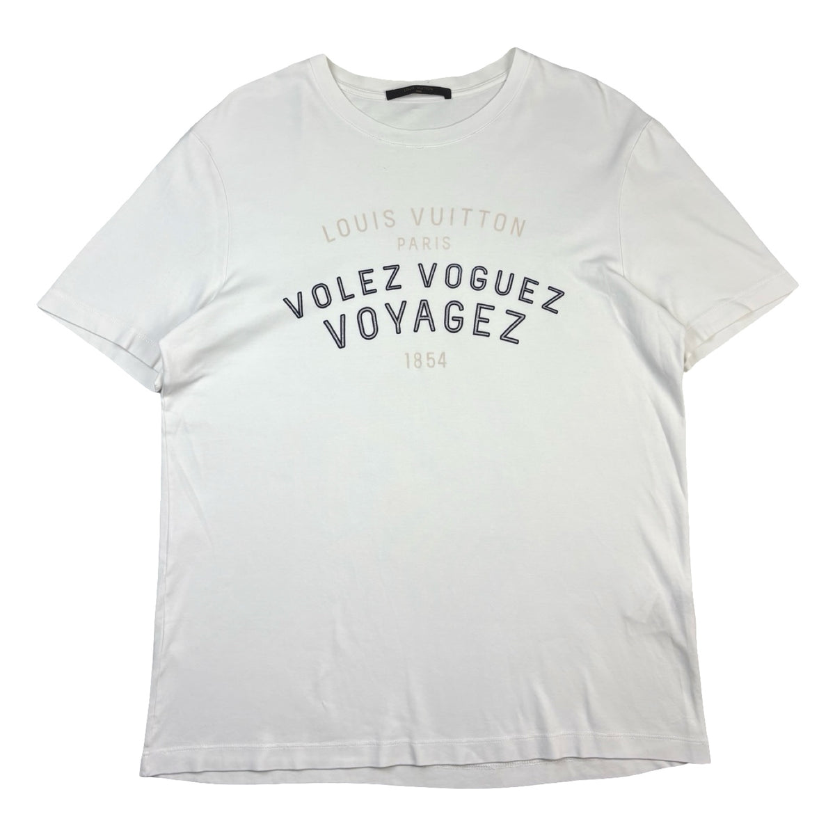 Louis Vuitton “Volez Vougues Voyagez” T-Shirt White