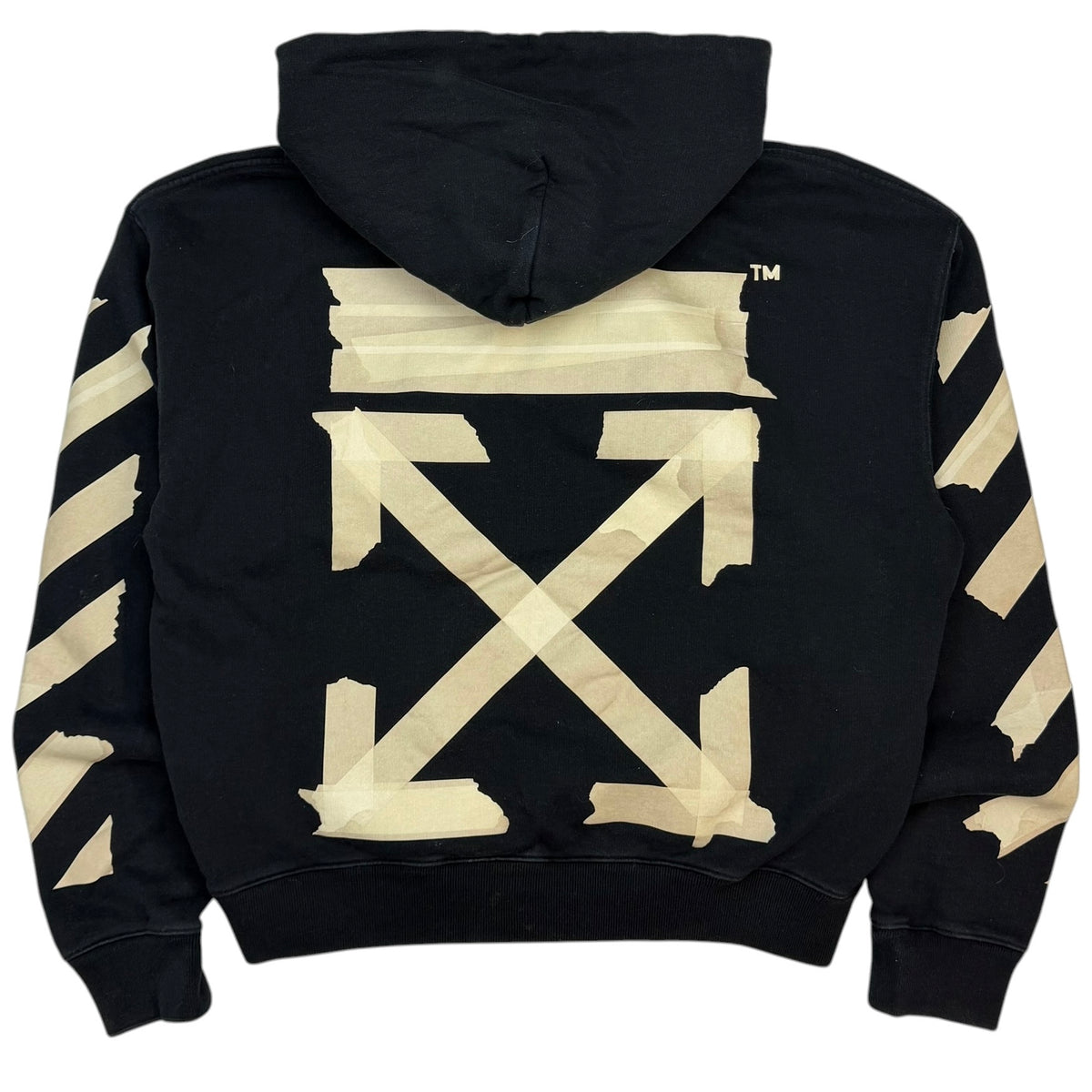 Off-White Tape Arrows Over Hoodie Black