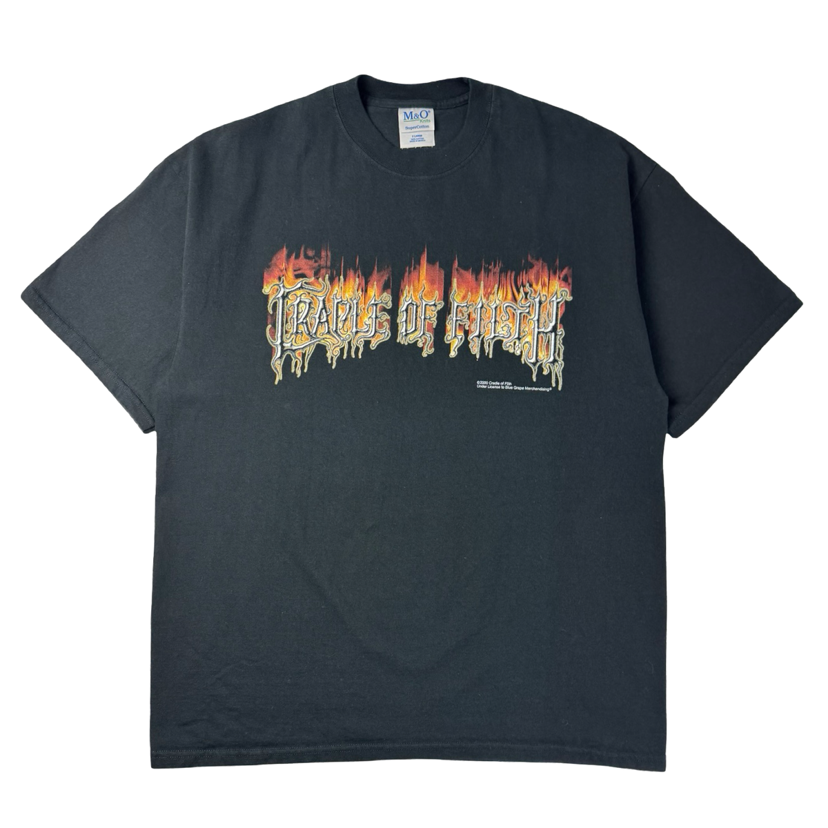 2000 Cradle Of Filth Midian Black Metal Band T-Shirt