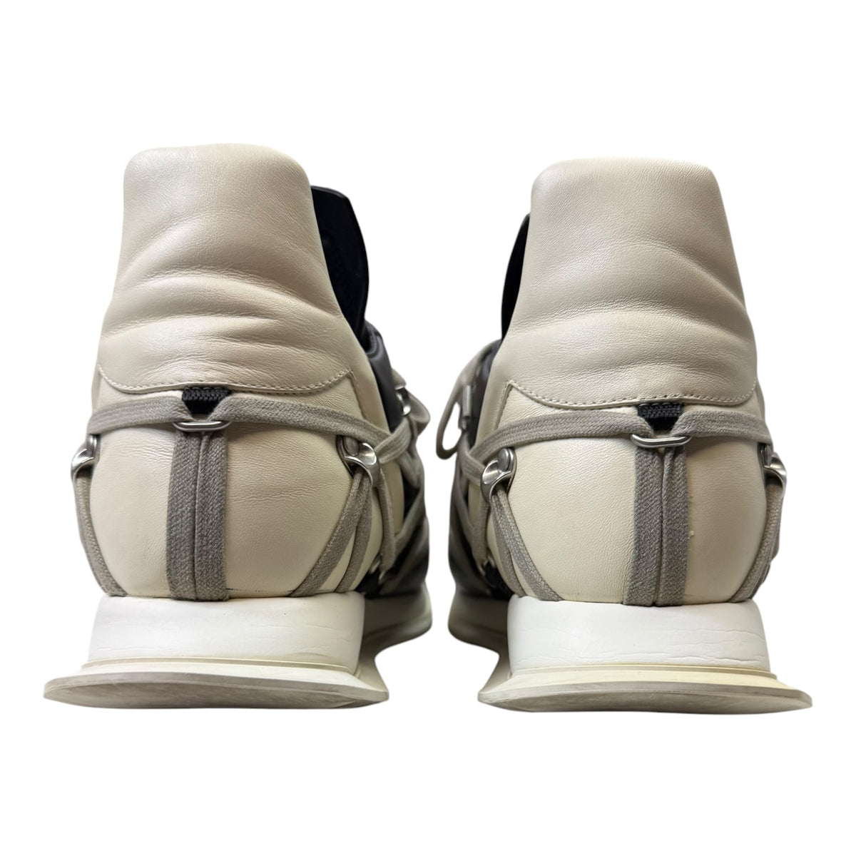 Rick Owens Geth Megalace Runner Black/Milk (Used)