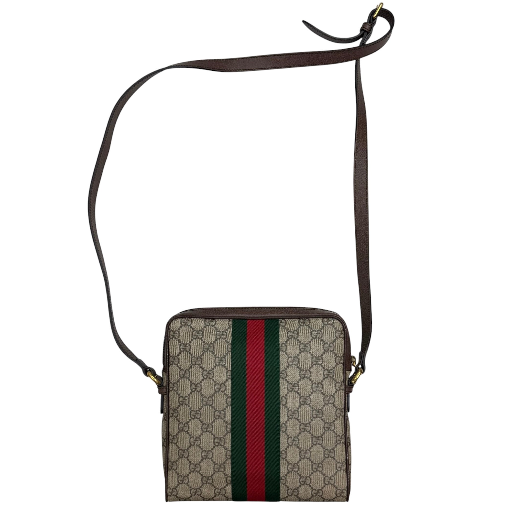 (W) Gucci Ophidia Monogram Small Shoulder Bag Beige