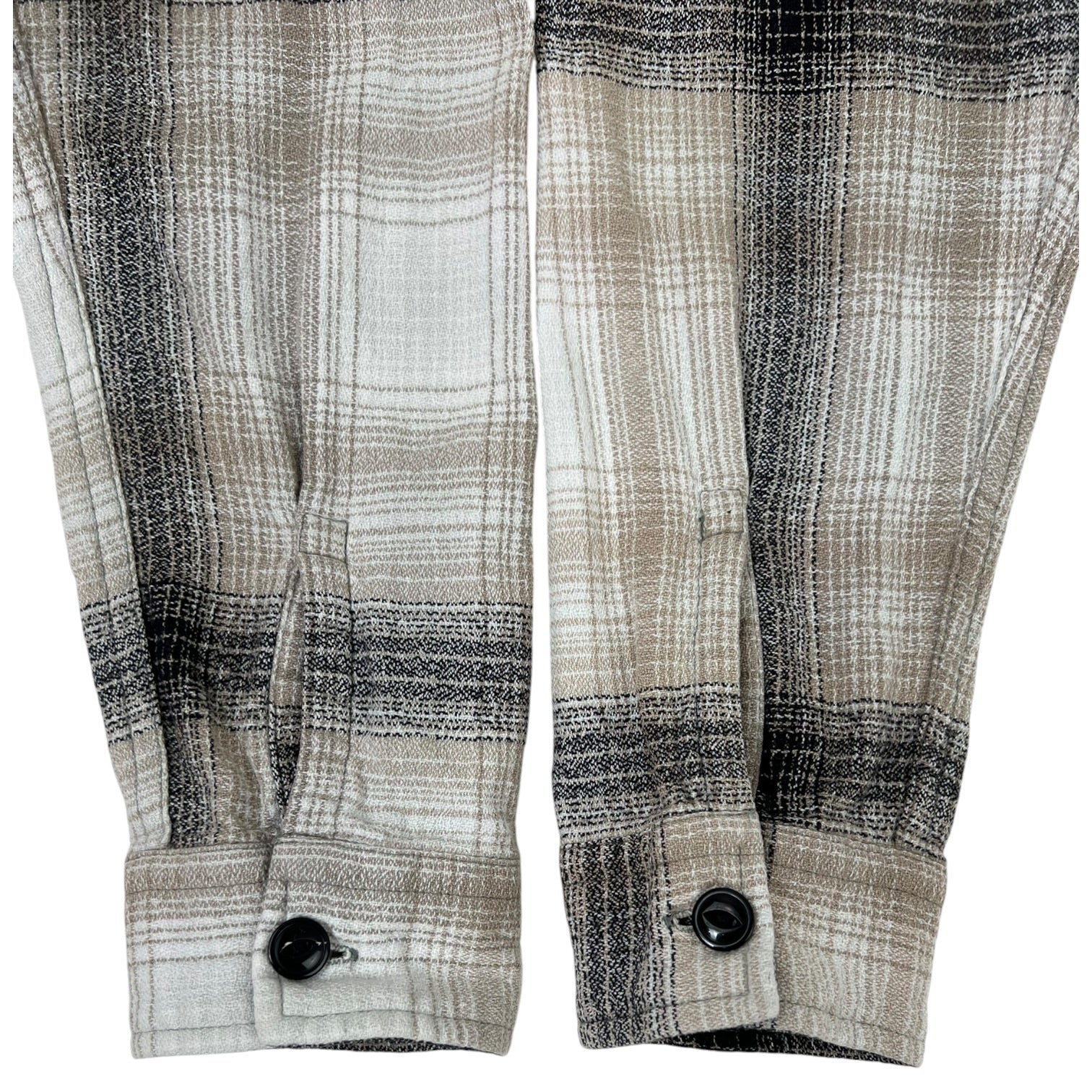Stussy Jack Shadow Plaid Zip Shirt