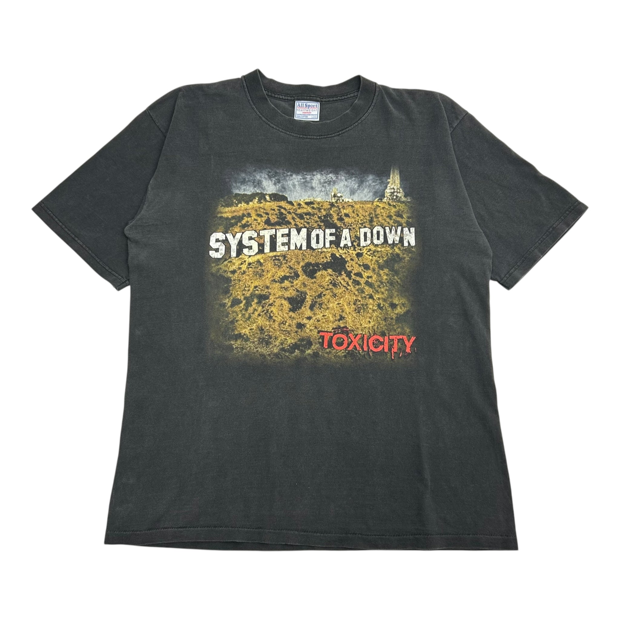 2002 System Of A Down Toxicity Tour Tee Black