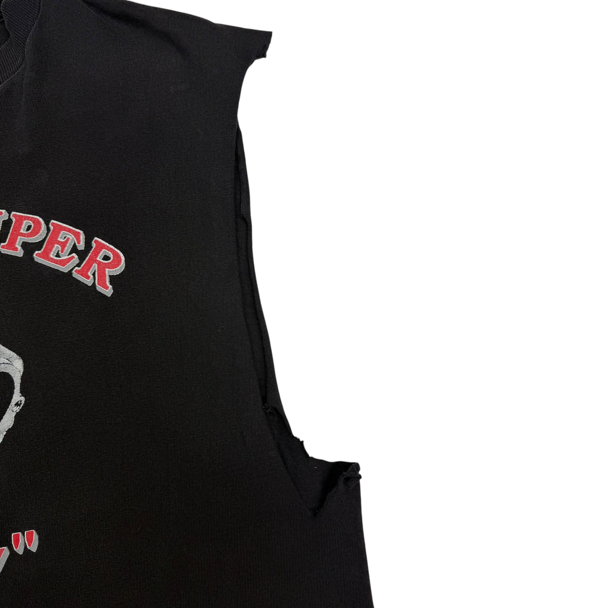 Vintage S&S Super “Shorty” Cutoff Tee Black
